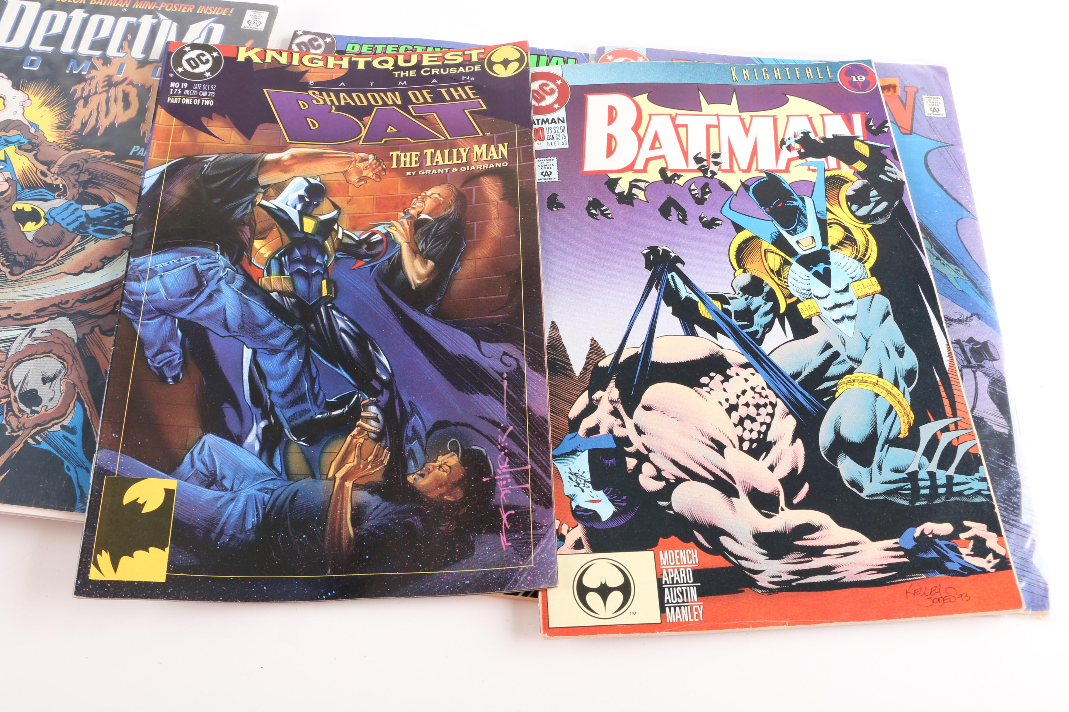 Modern Age DC Comic Books Including "Batman" and "Detective Comics"