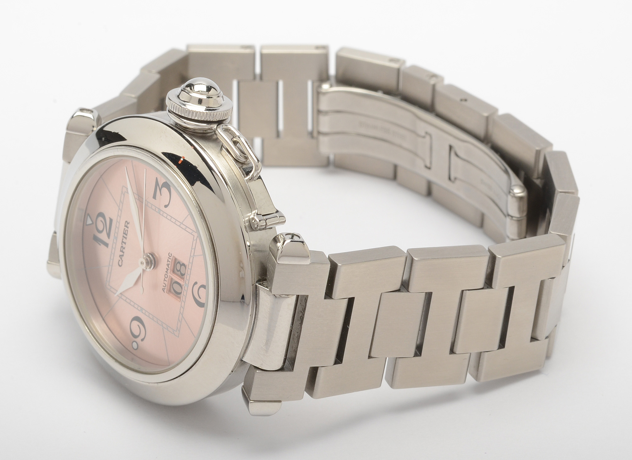 Cartier "Pasha C" Big Date Stainless Steel Automatic Watch