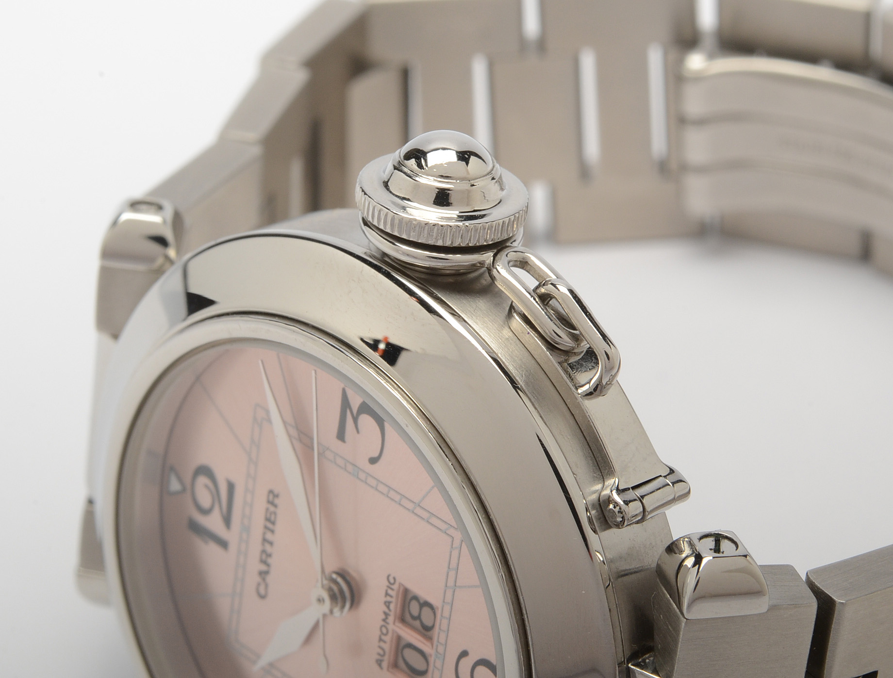 Cartier "Pasha C" Big Date Stainless Steel Automatic Watch