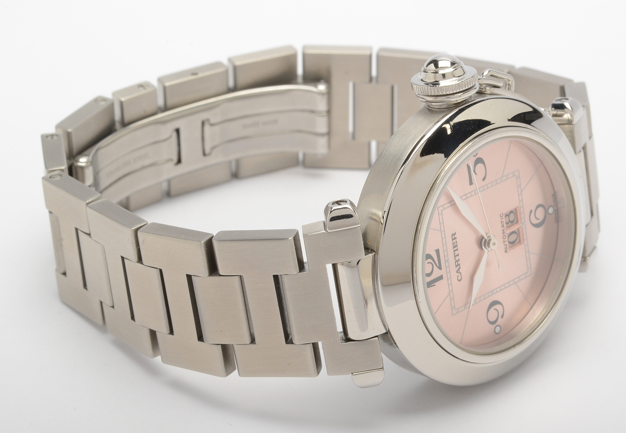 Cartier "Pasha C" Big Date Stainless Steel Automatic Watch