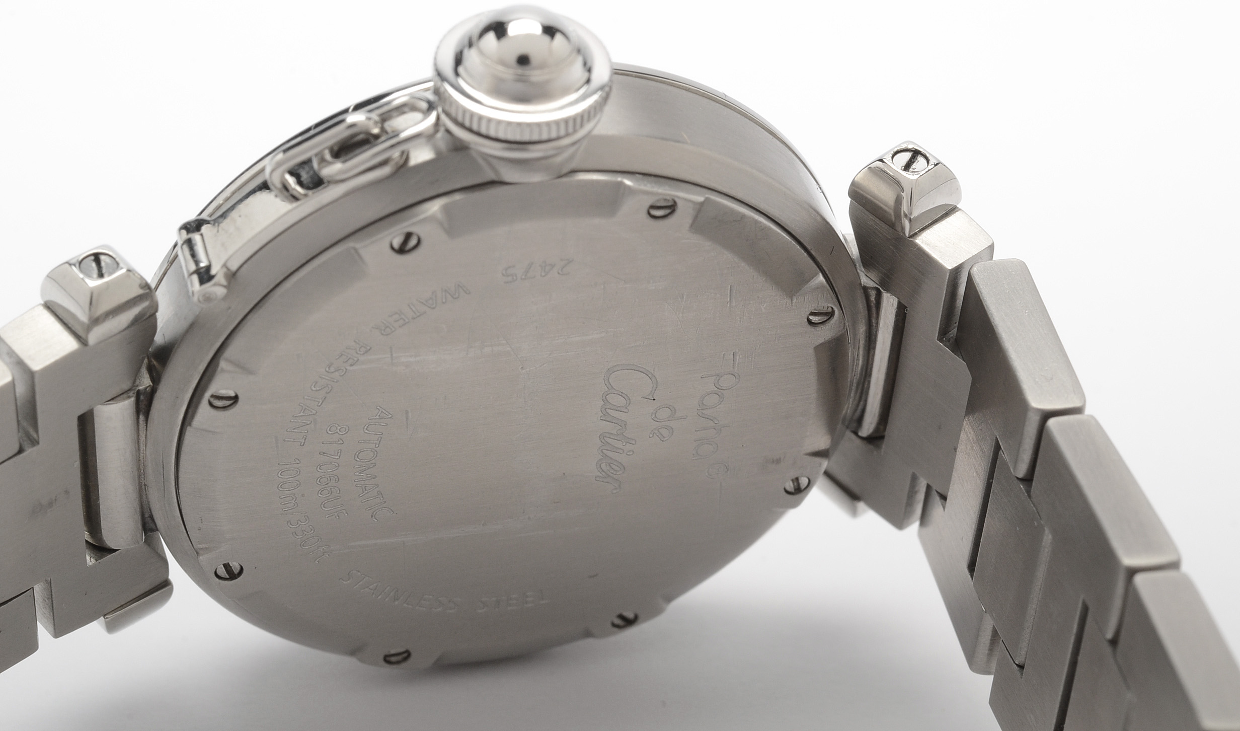 Cartier "Pasha C" Big Date Stainless Steel Automatic Watch