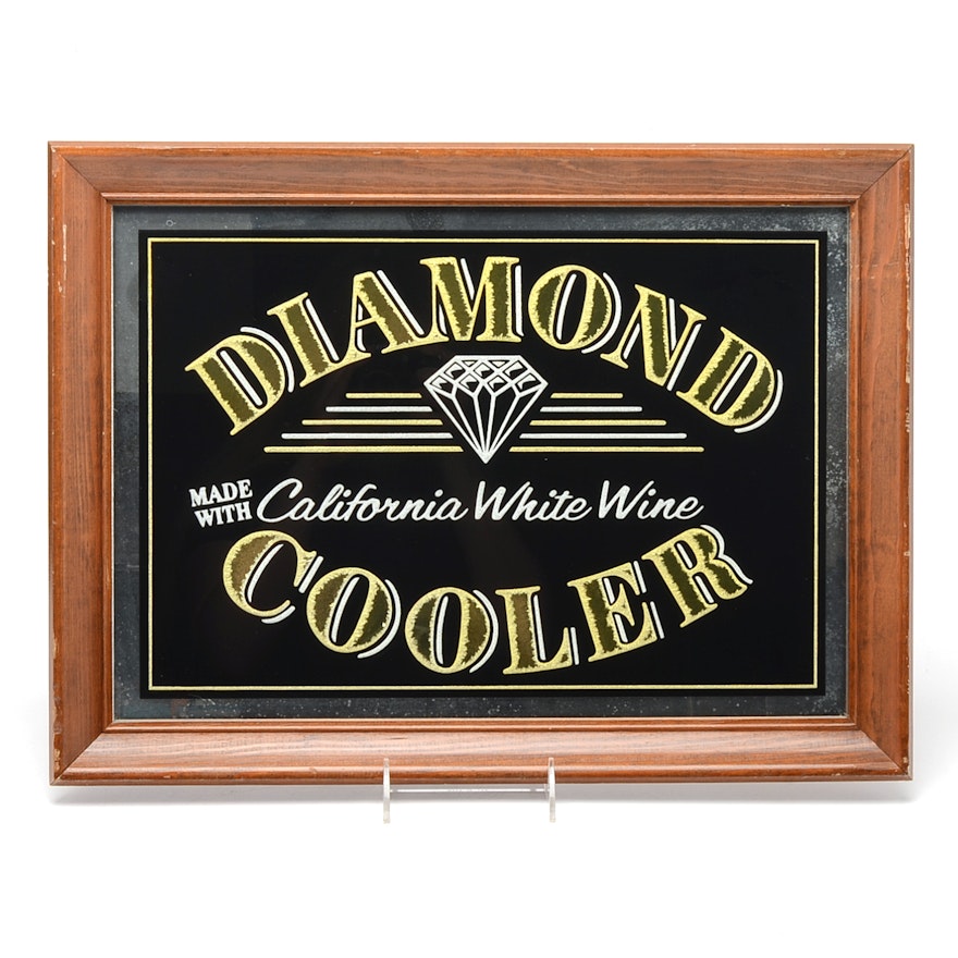 "Diamond Cooler" Advertising Sign