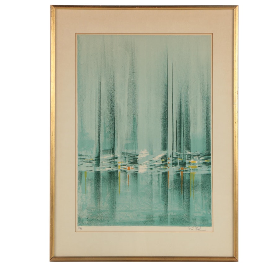 Richard Florsheim Lithograph "Reflections"