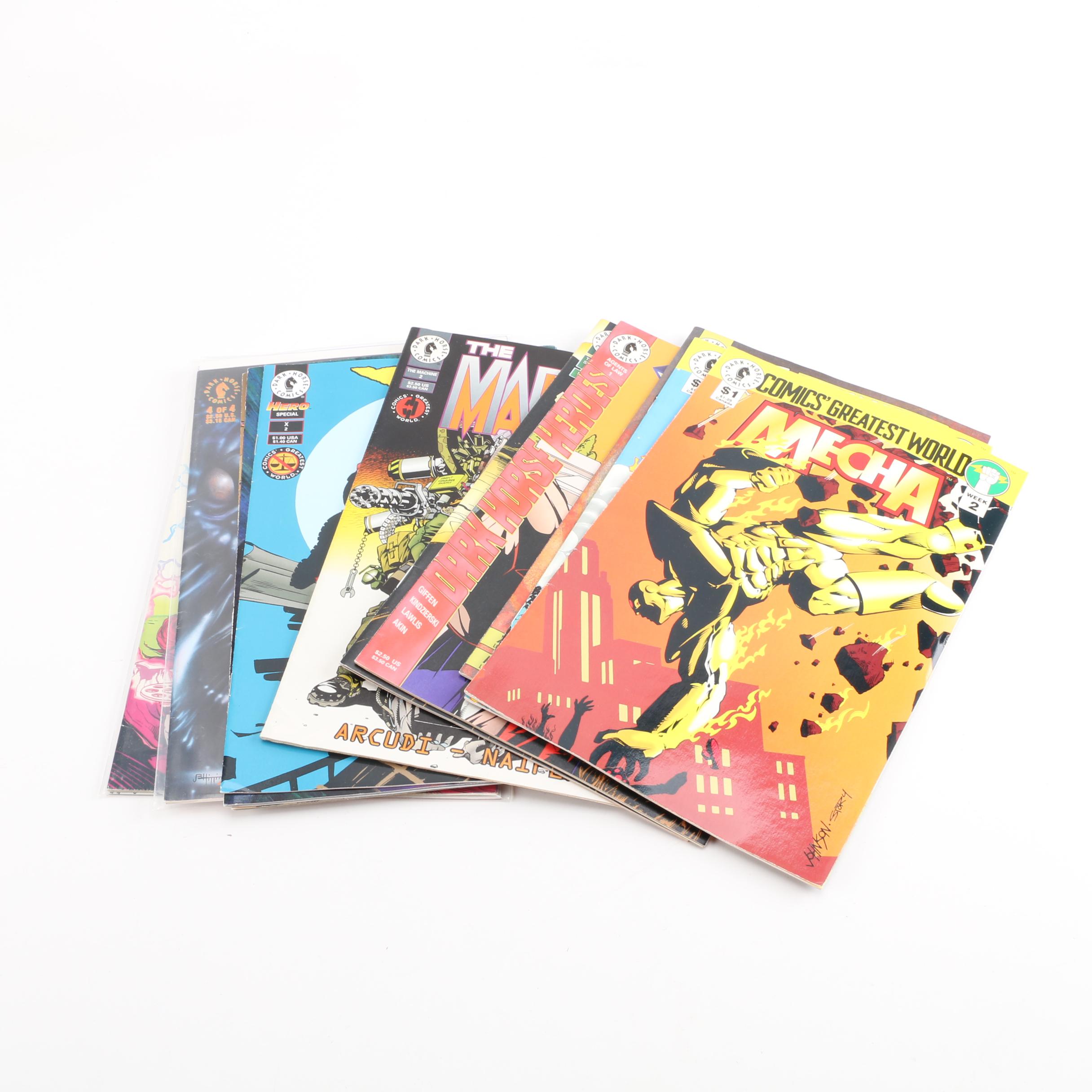 Modern Age Dark Horse Comic Books Including "Rebel" and "Mecha"