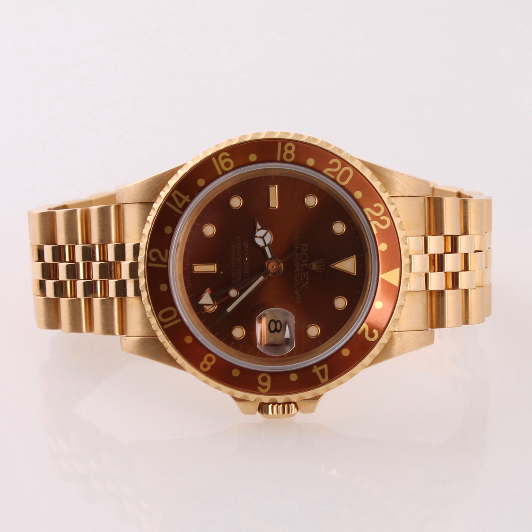 Rolex 18K Yellow Gold Oyster Perpetual Date Watch