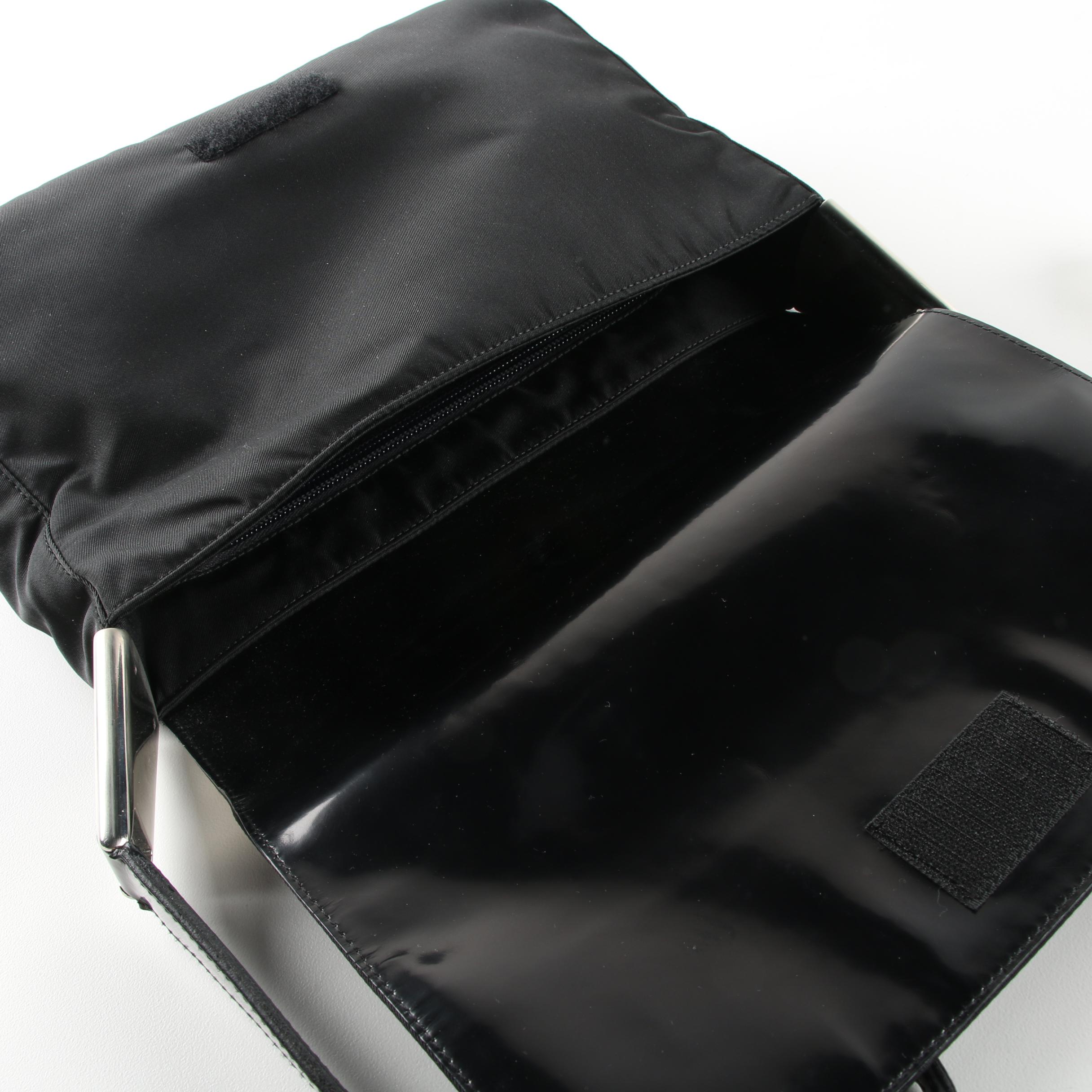 Prada Black Nylon Shoulder Bag