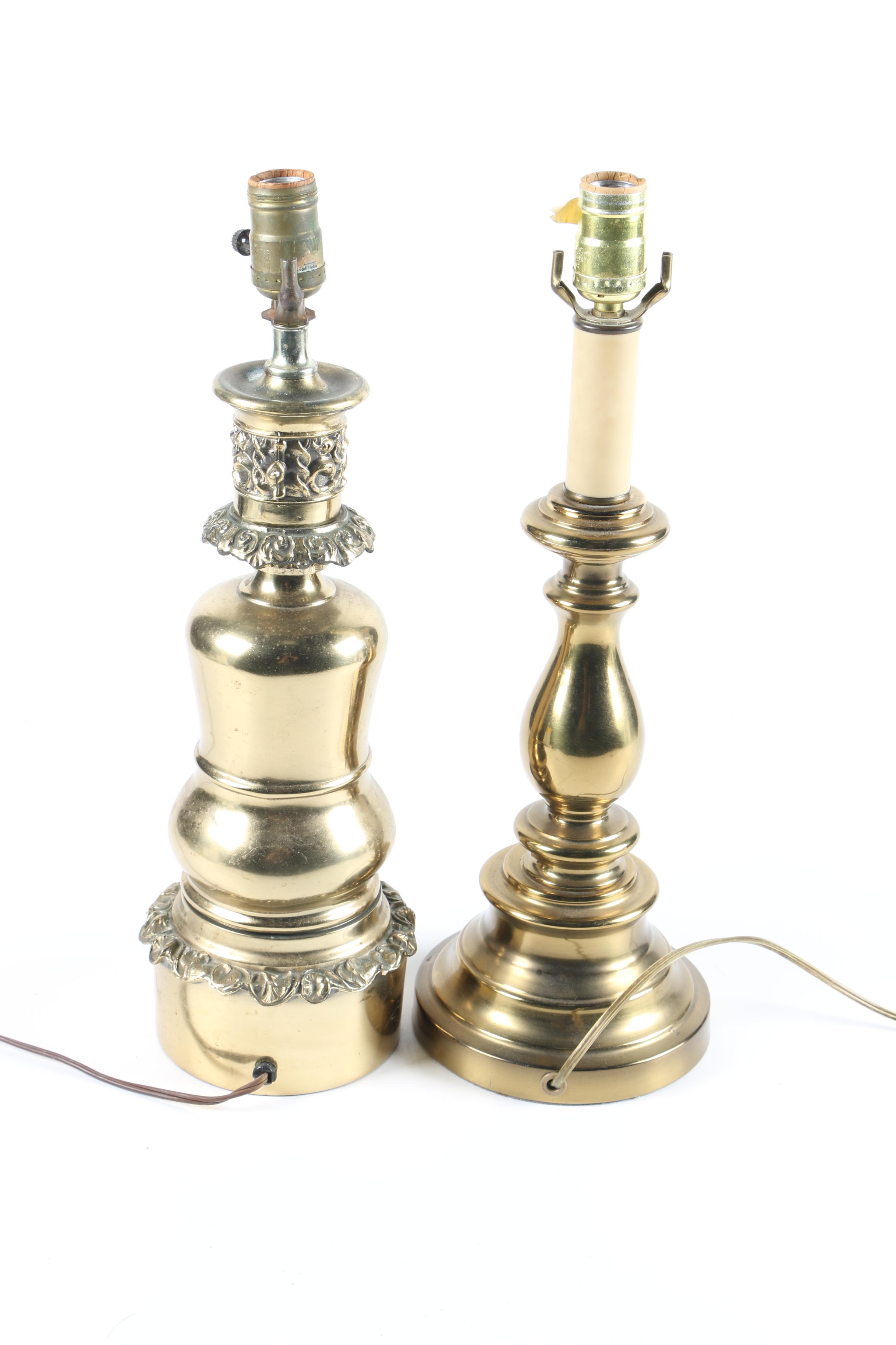 Vintage Brass Table Lamps