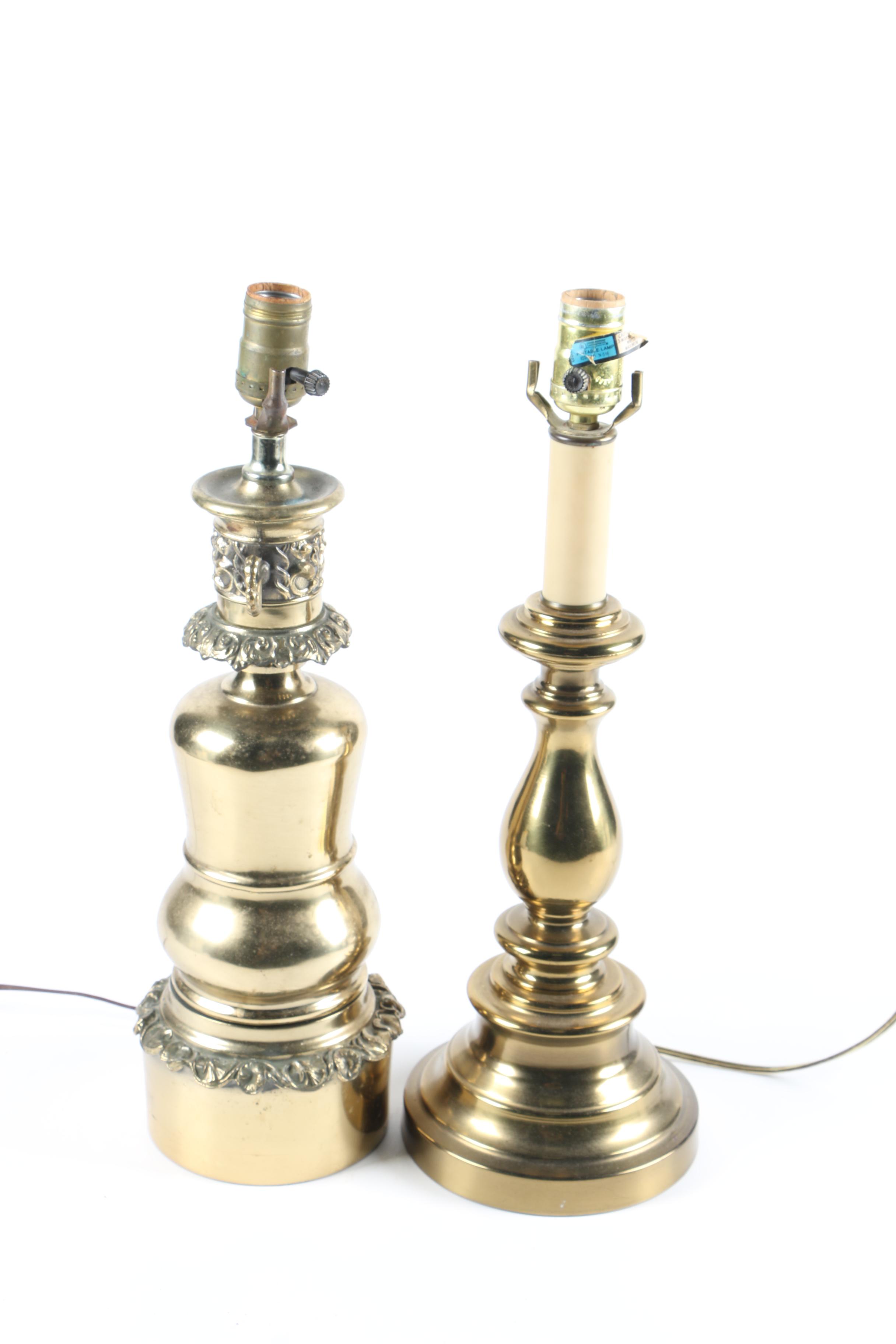 Vintage Brass Table Lamps