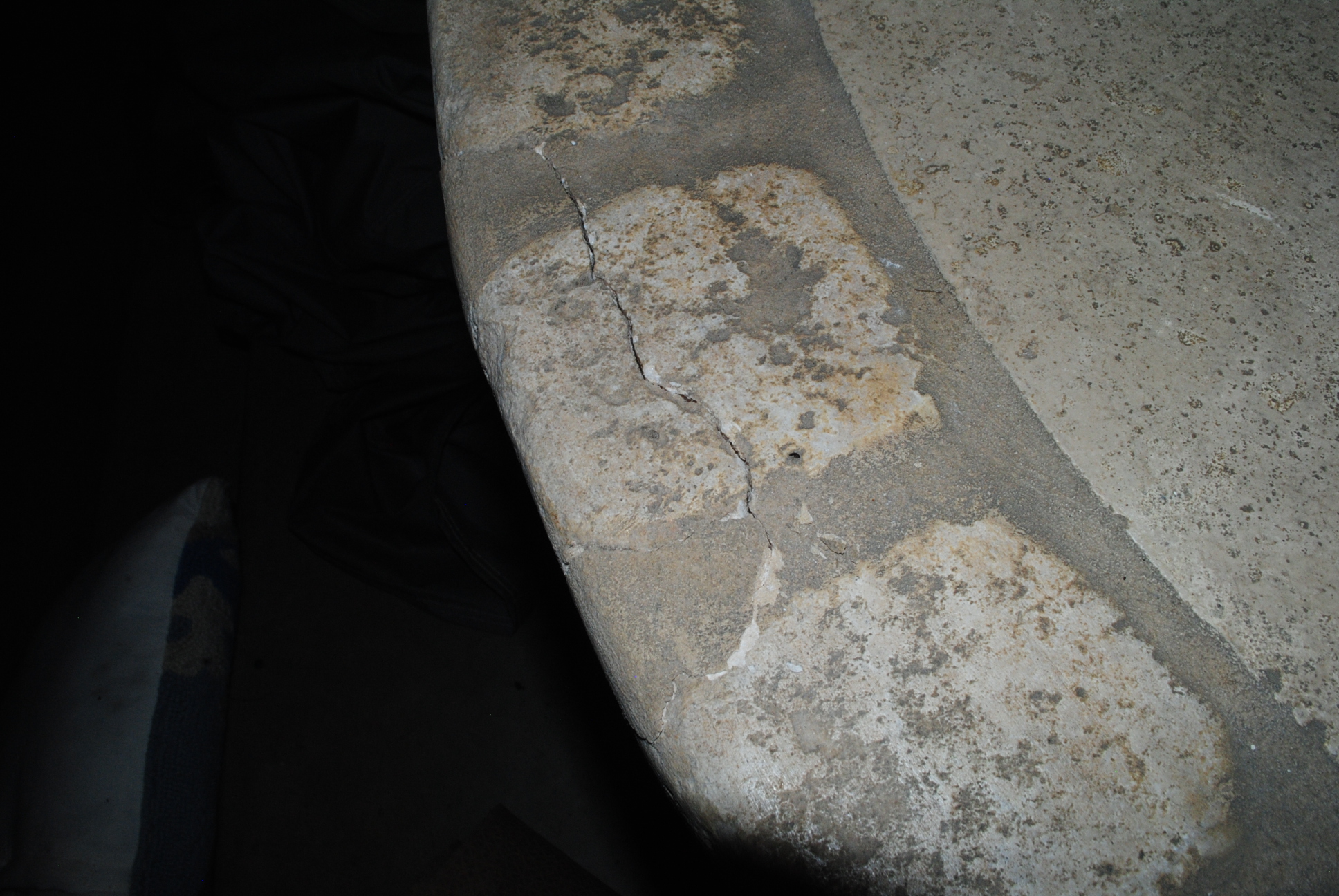 Brown Jordan Solid Stone Patio Table