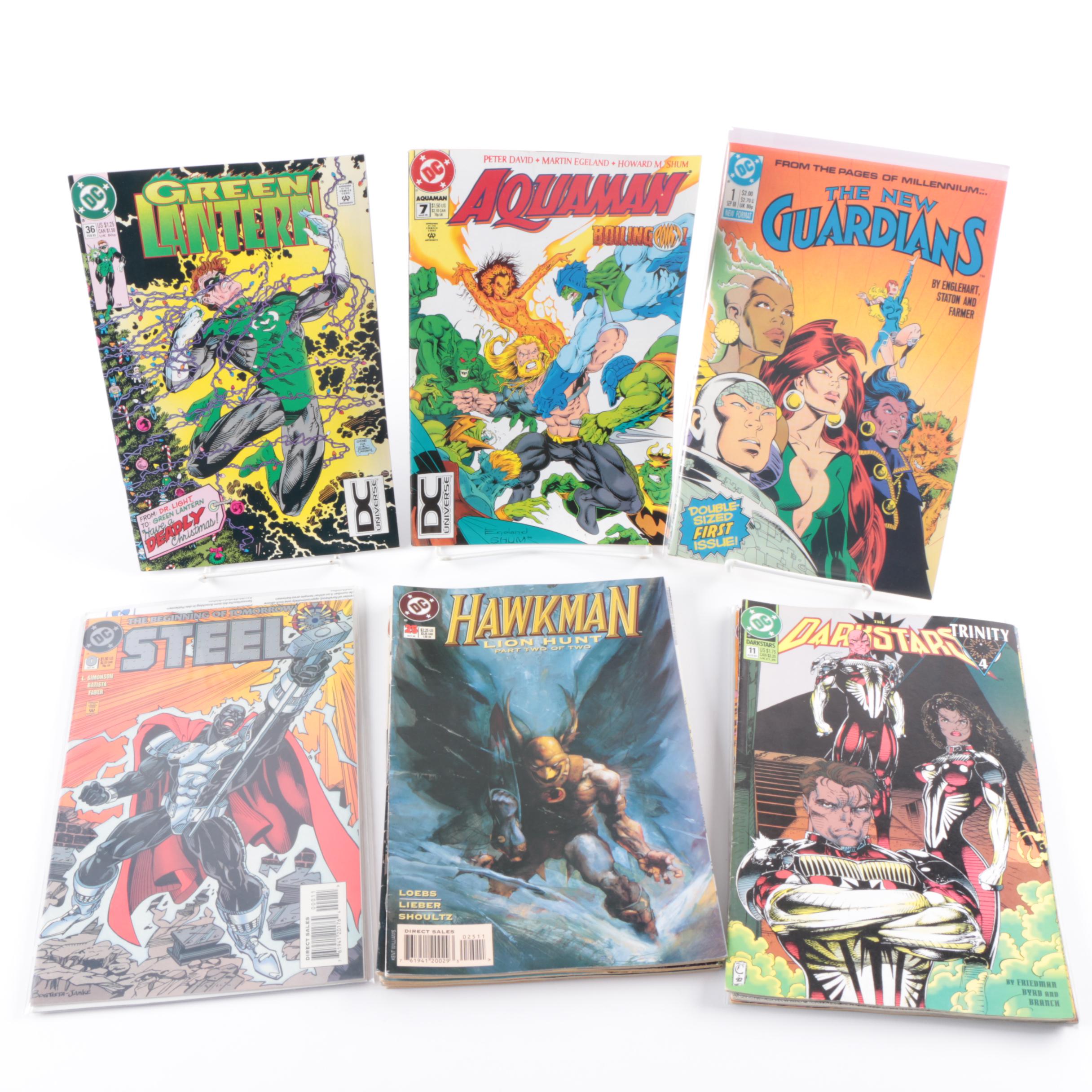 Modern Age DC Comic Books Including "Wonder Woman" and "The Flash"
