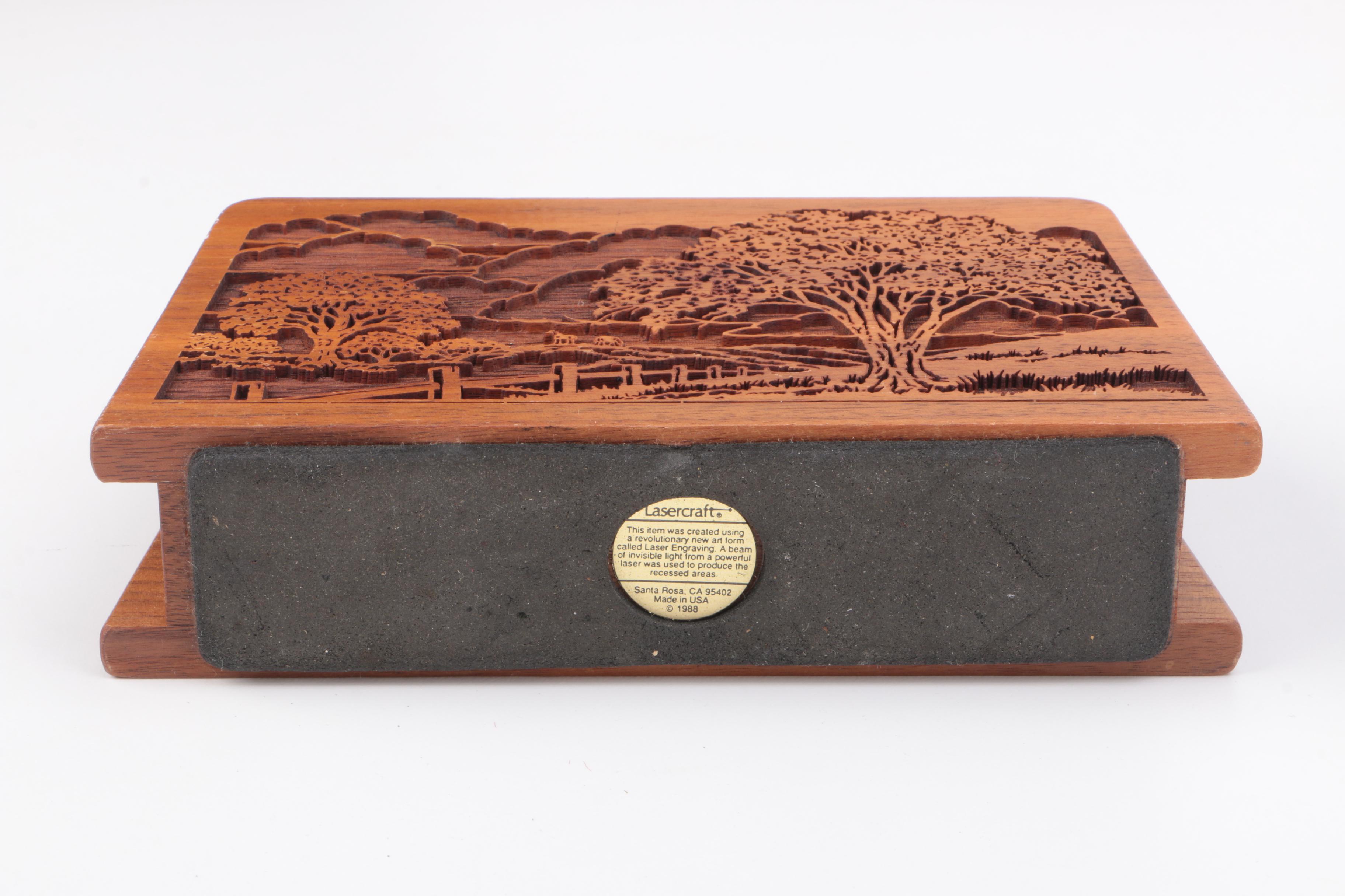 Vintage Hazel D. Ammerman Mugs and Lasercraft Napkin Holder