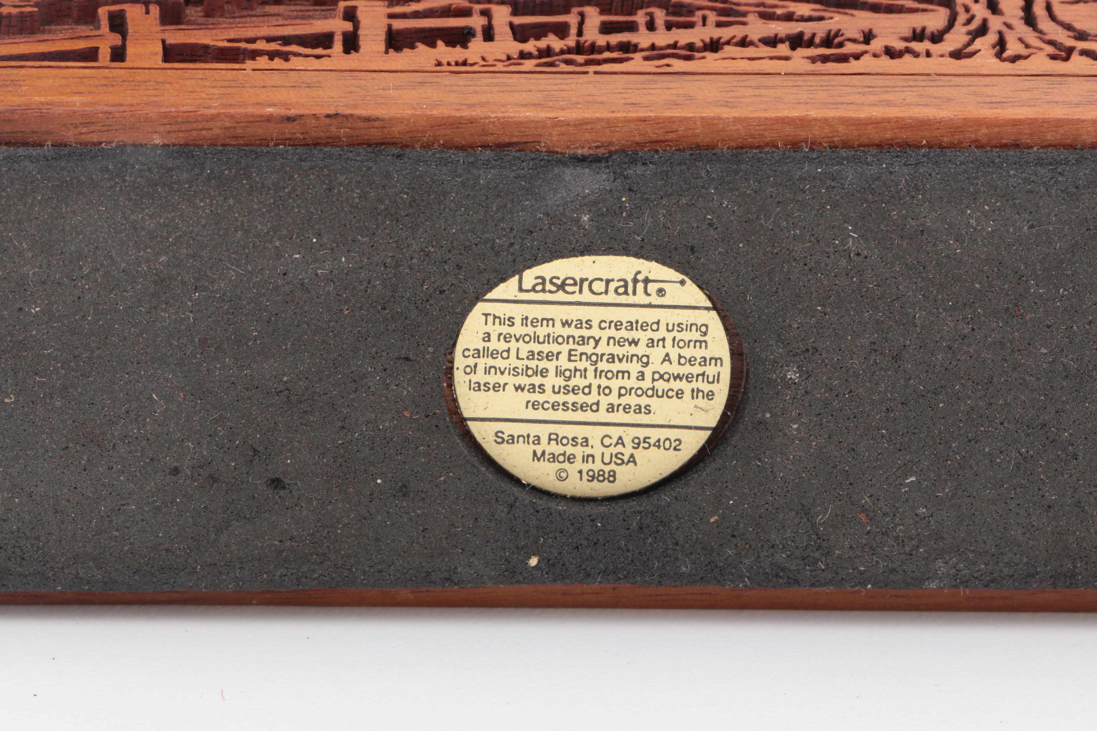 Vintage Hazel D. Ammerman Mugs and Lasercraft Napkin Holder