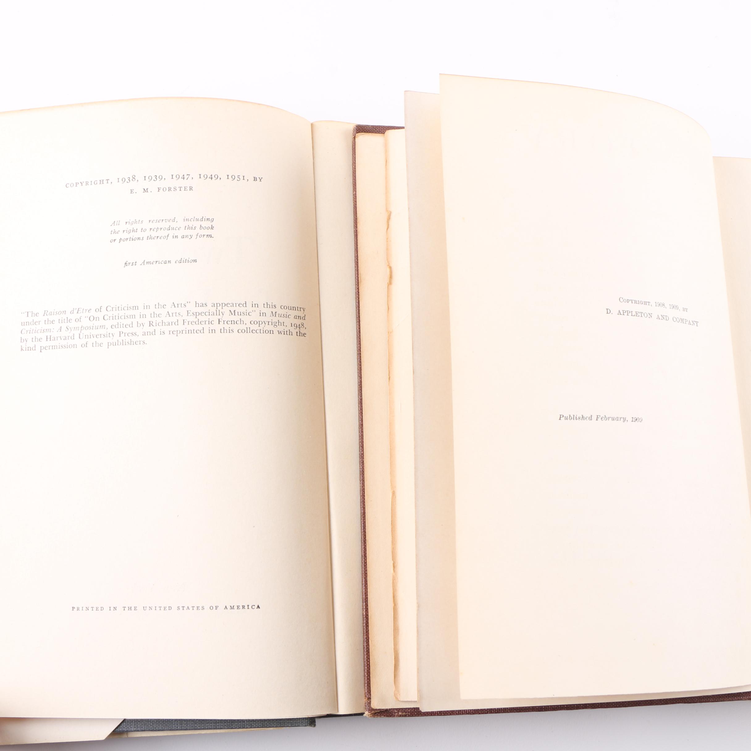 1951 First American Edition "Two Cheers for Democracy" and Other Books