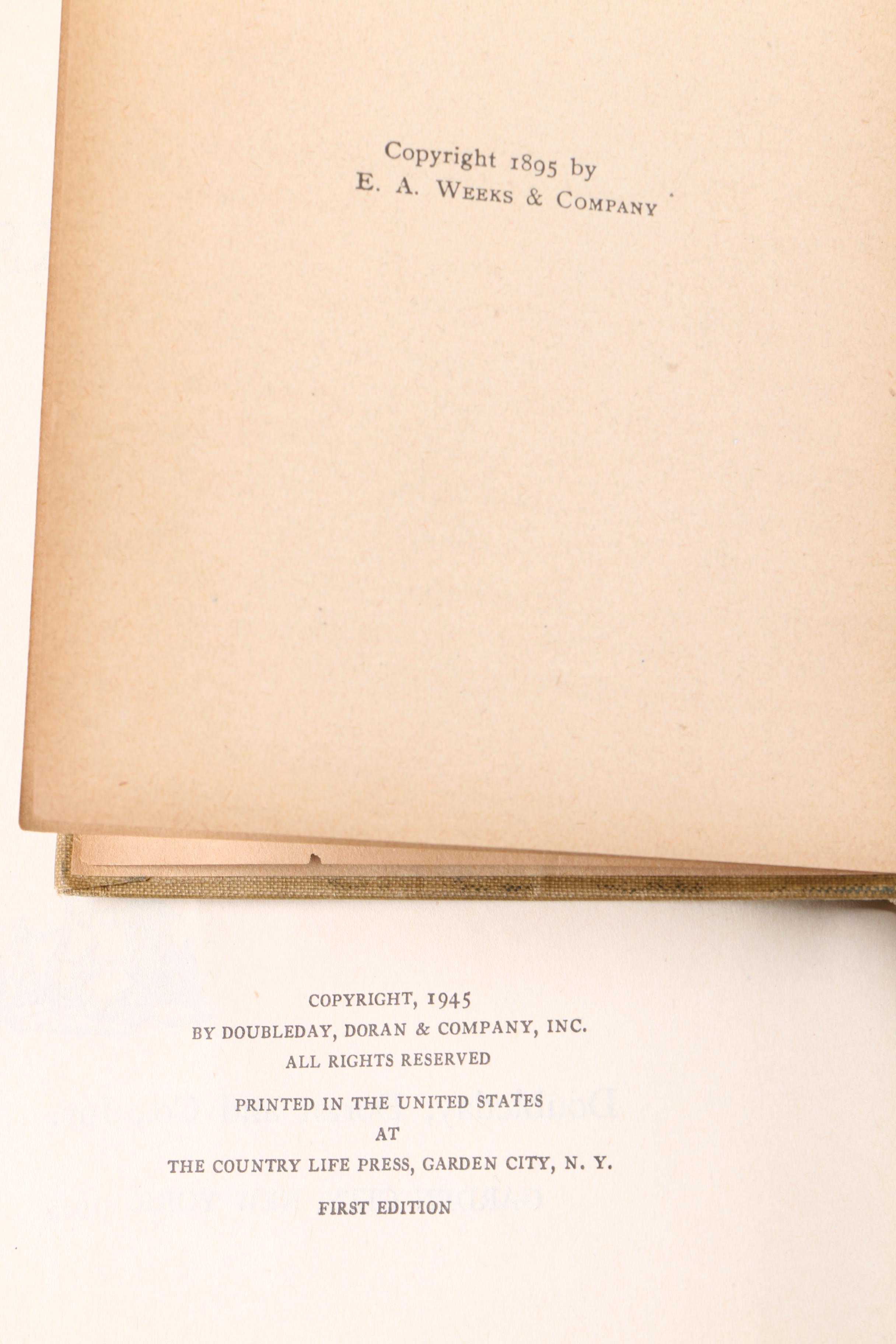 1951 First American Edition "Two Cheers for Democracy" and Other Books