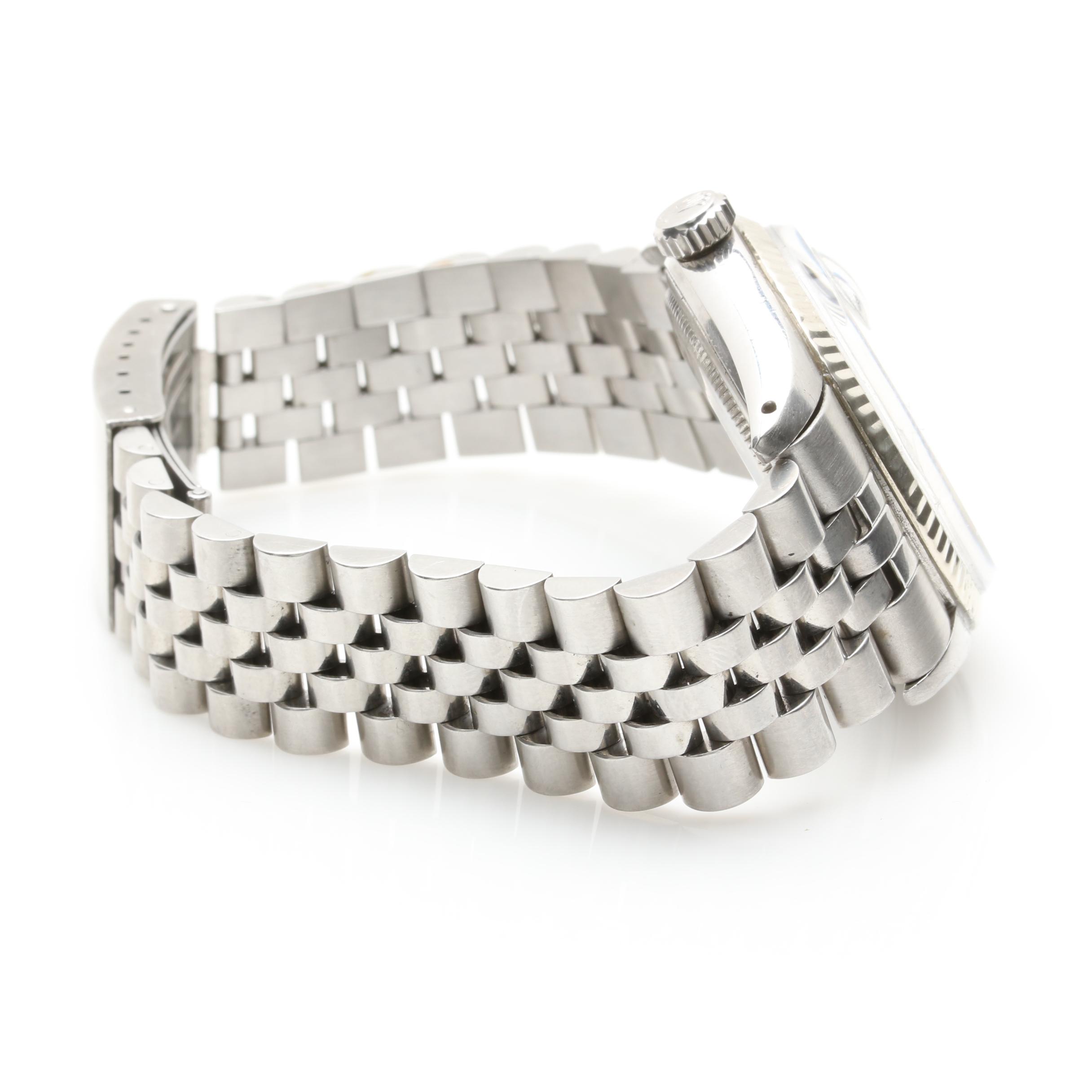 Rolex Oyster Perpetual Datejust Stainless Steel and 18K White Gold Watch