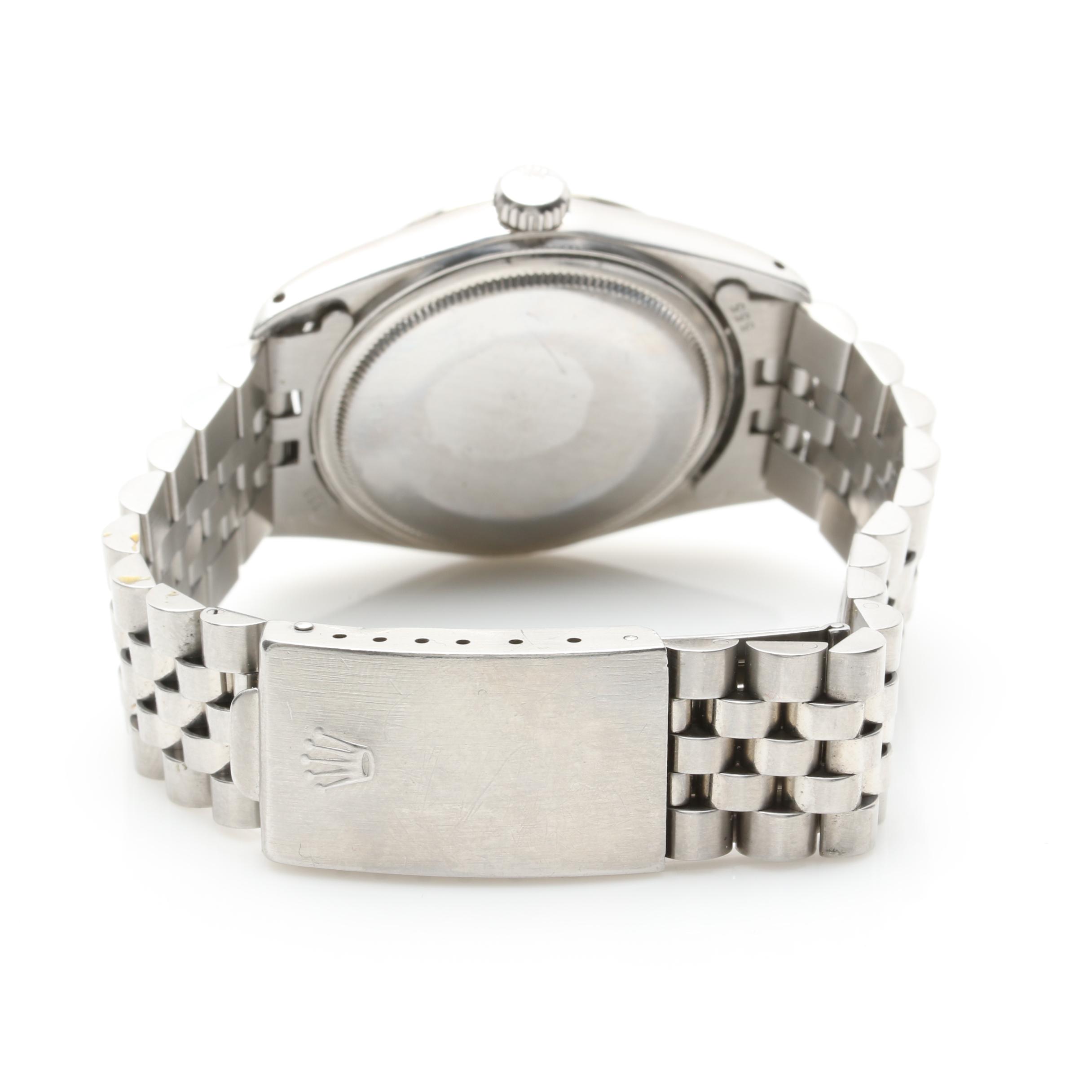 Rolex Oyster Perpetual Datejust Stainless Steel and 18K White Gold Watch