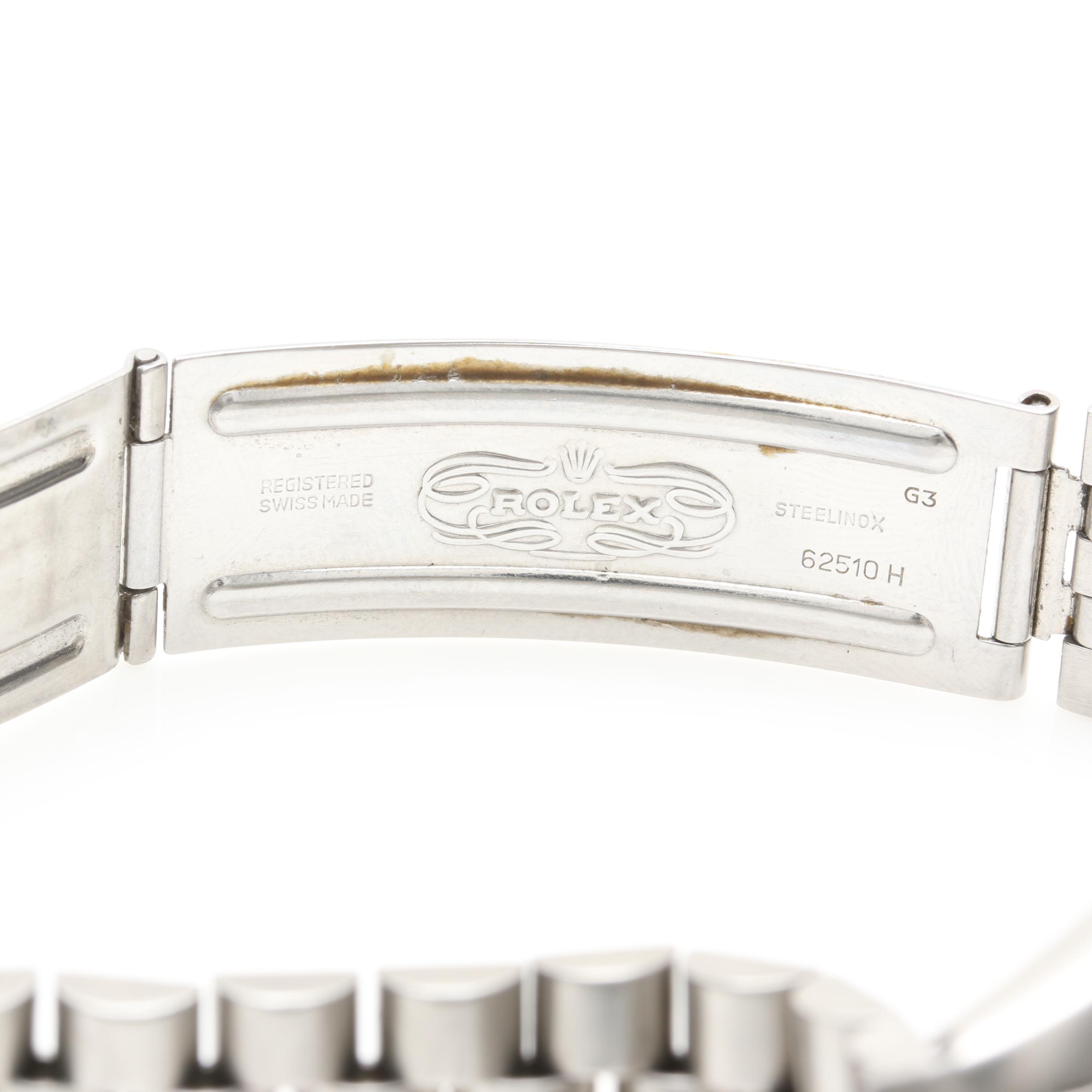 Rolex Oyster Perpetual Datejust Stainless Steel and 18K White Gold Watch