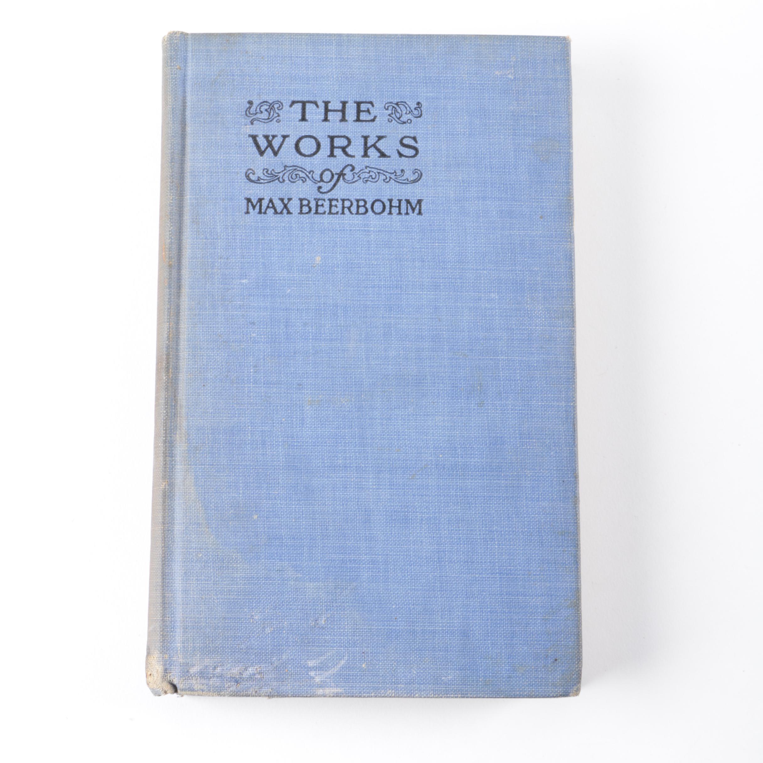 Max Beerbohm Humorist Essay Books