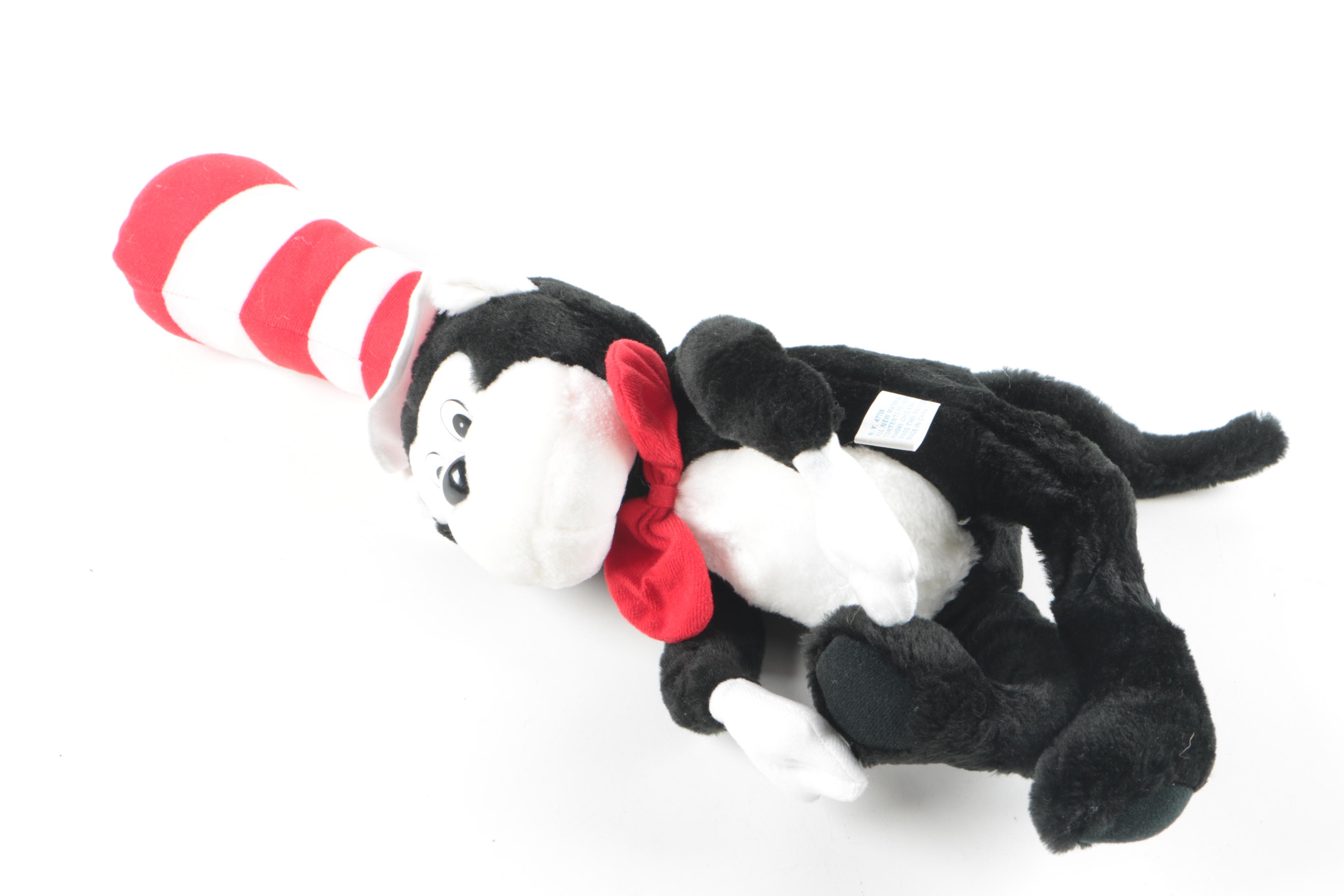 Vintage Dr. Seuss "Cat in the Hat" and Eden "Paddington Bear"