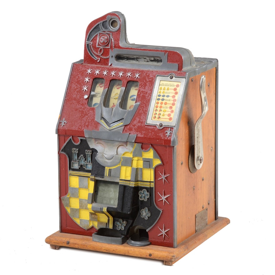 1910 Mills Novelty Five Cent Slot Machine