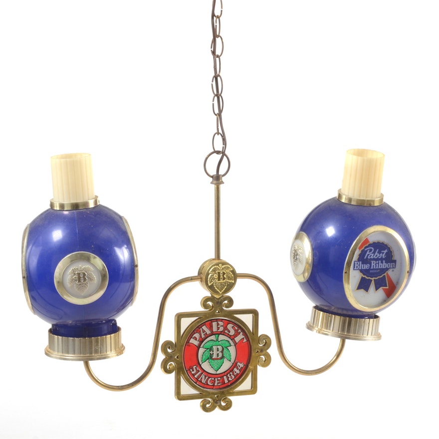 Pabst Blue Ribbon Chandelier