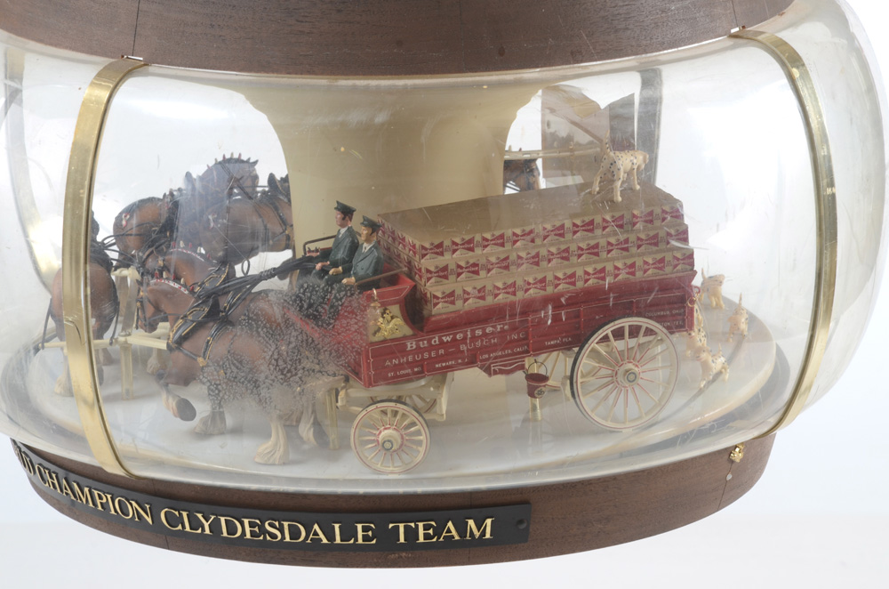 1960s Budweiser Clydesdale Carousel Light
