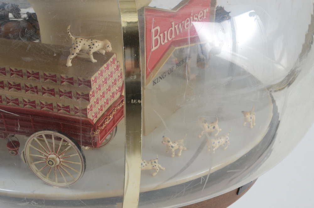 1960s Budweiser Clydesdale Carousel Light
