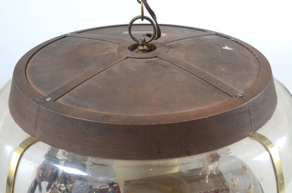 1960s Budweiser Clydesdale Carousel Light