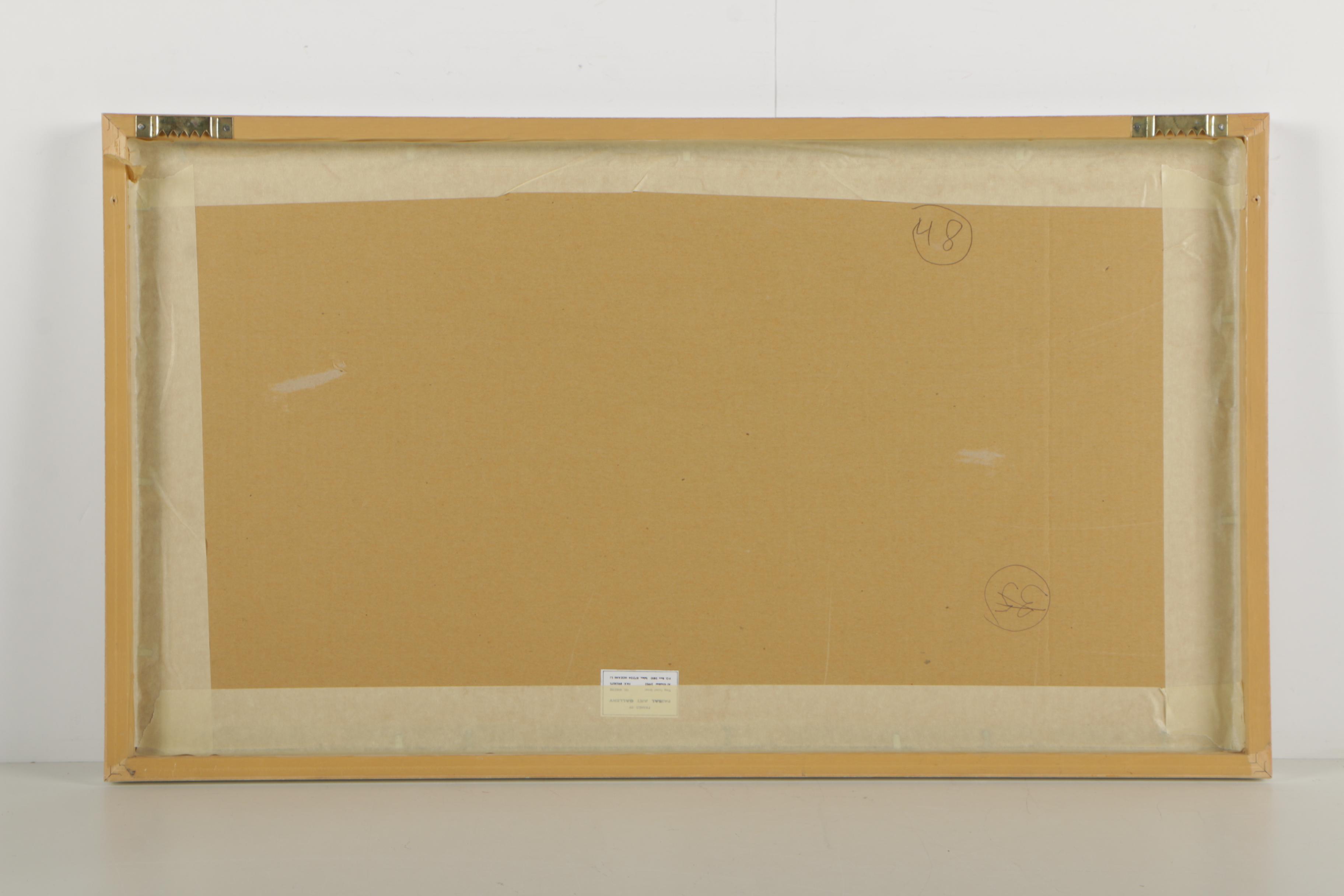 George Horwood Watercolor Painting of Market Scene