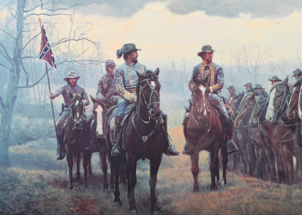 Mort Künstler "Morgan's Raiders" Signed Limited Edition Offset Lithograph