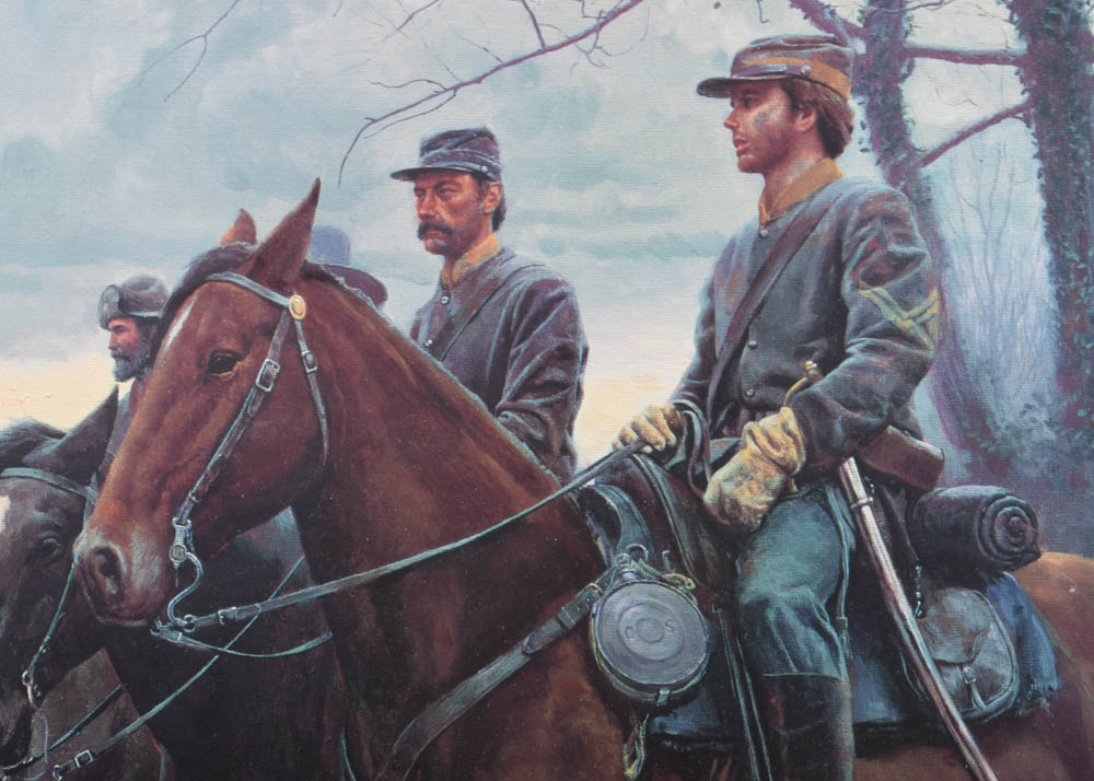 Mort Künstler "Morgan's Raiders" Signed Limited Edition Offset Lithograph