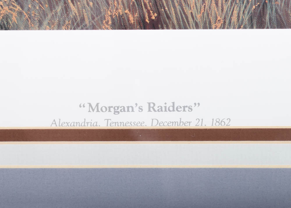 Mort Künstler "Morgan's Raiders" Signed Limited Edition Offset Lithograph