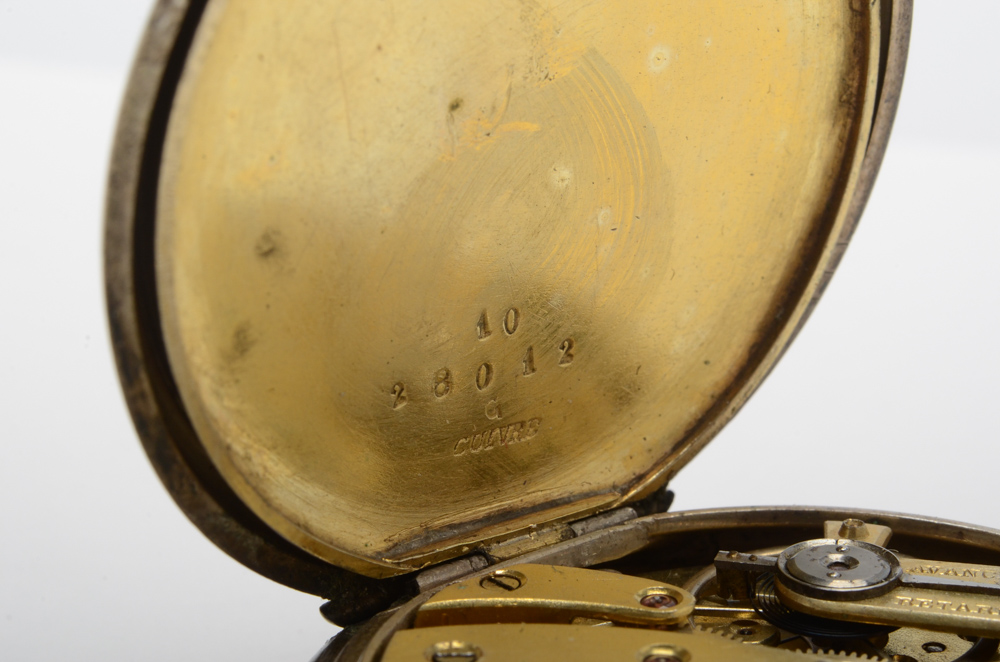 Antique German Military Pocket Watch in .800 Silver