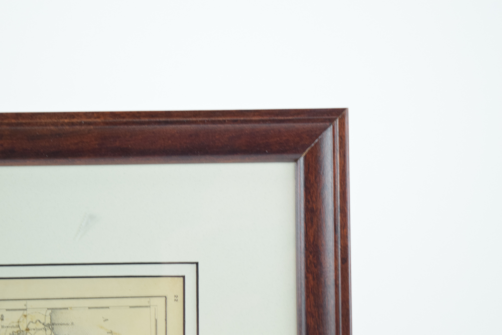 1862 Engraved McNally's Map of Massachusetts, Connecticut and Rhode Island