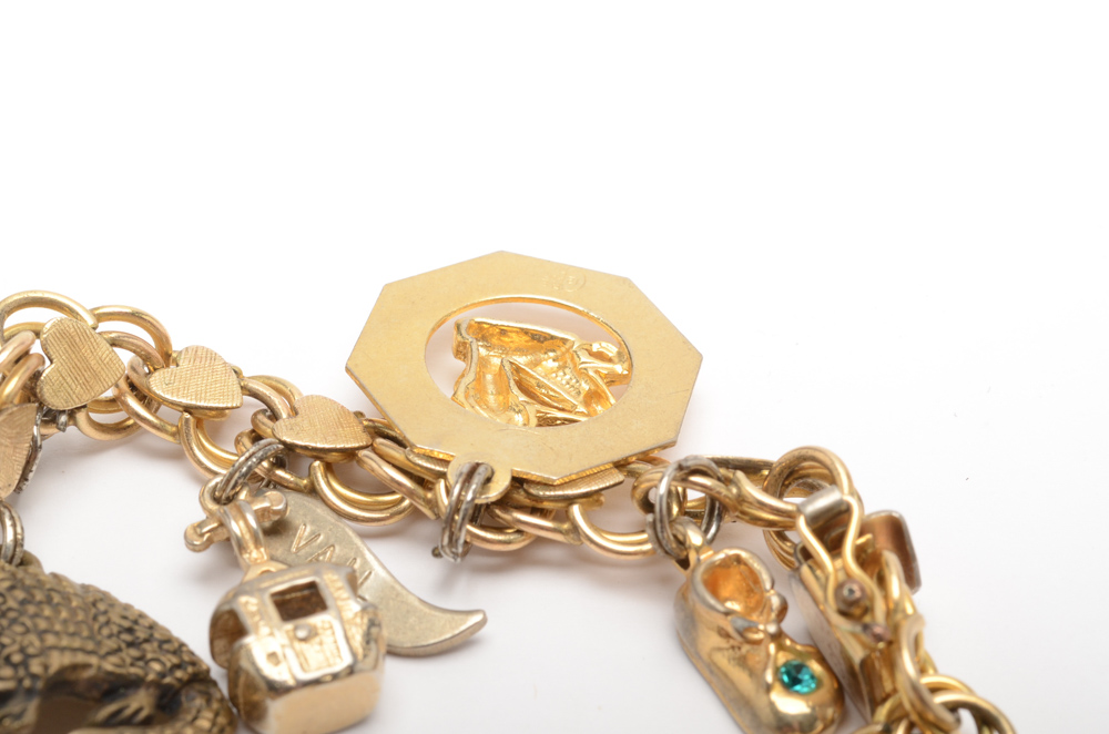 Gold Filled Charm Bracelets