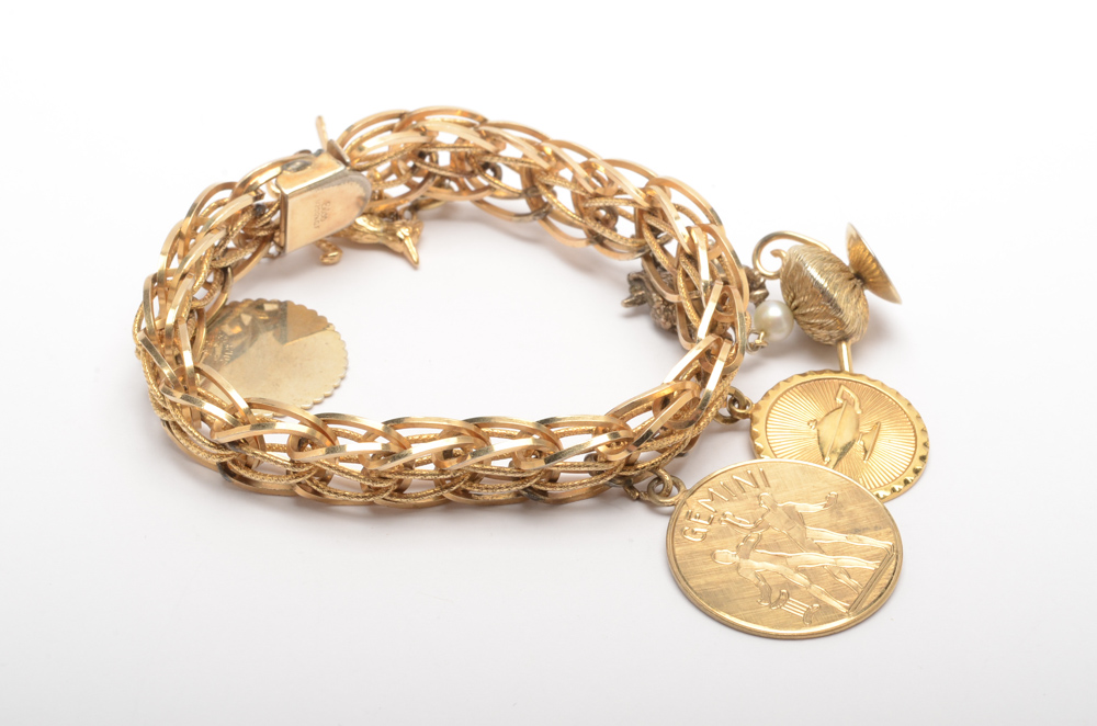 Gold Filled Charm Bracelets