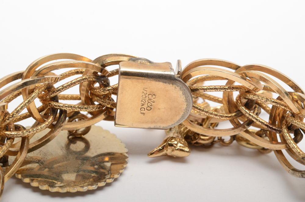 Gold Filled Charm Bracelets