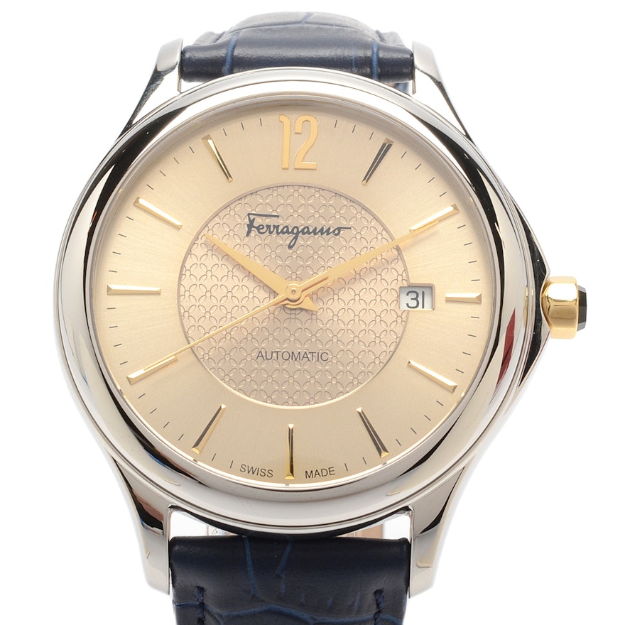 Salvatore Ferragamo "Time Automatic" Swiss Wristwatch