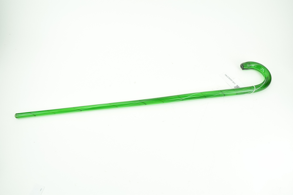 Handmade Art Glass Walking Cane