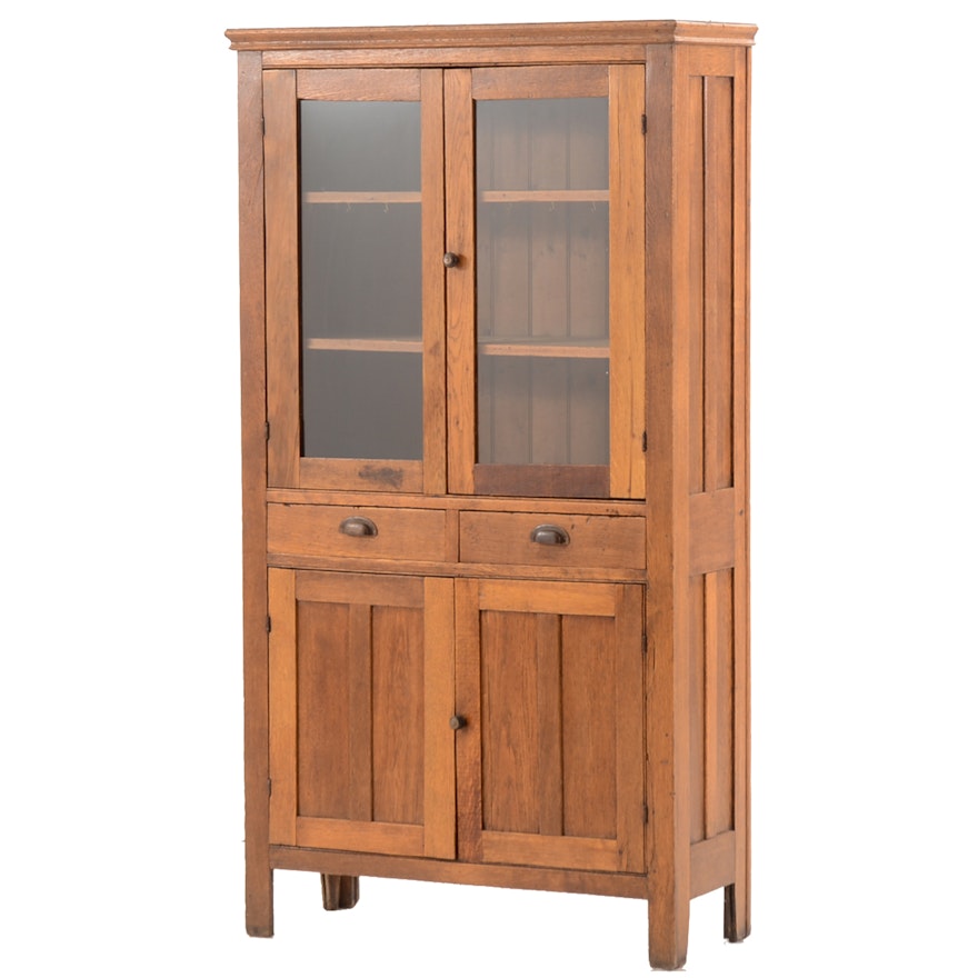 Antique Oak Cupboard