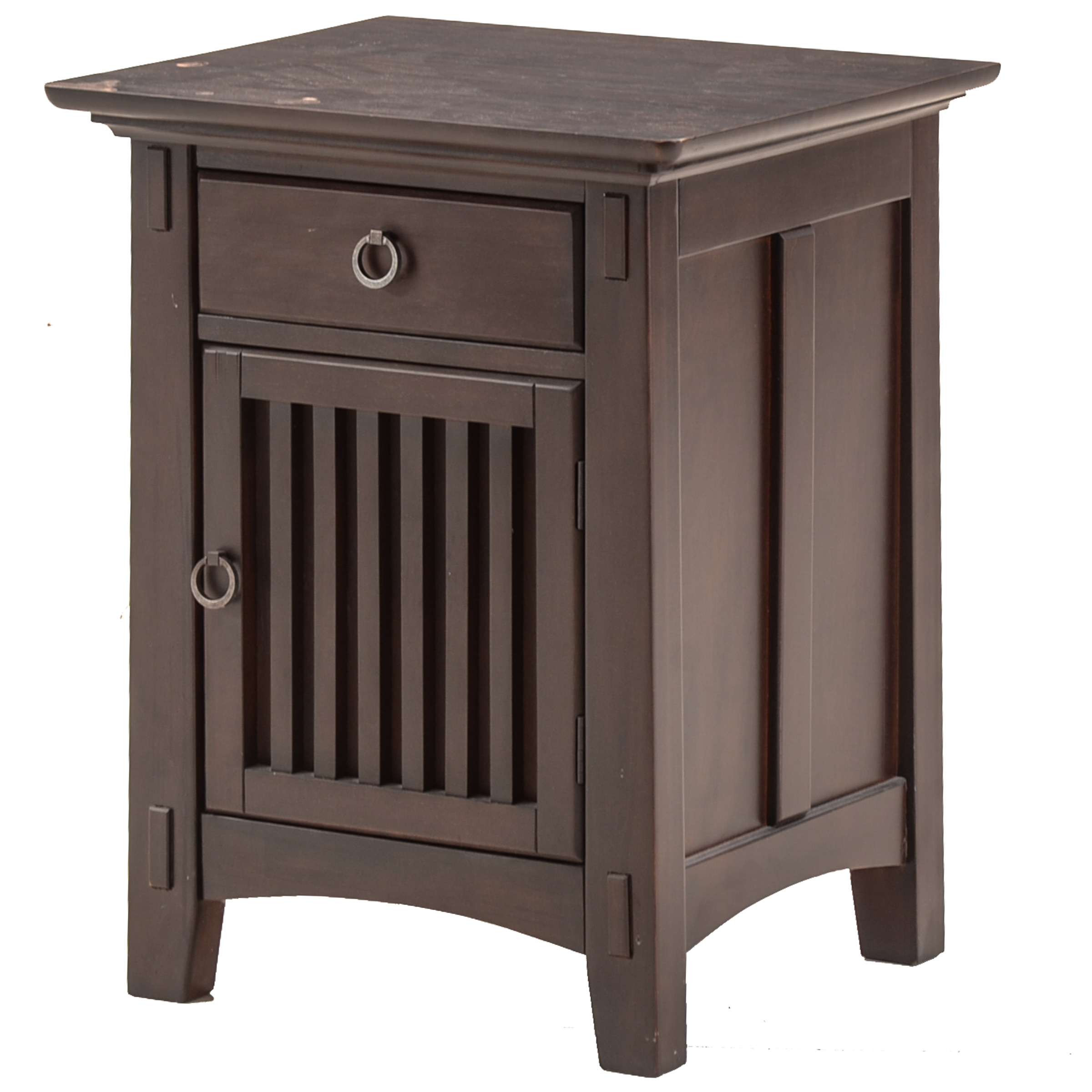 Mission Style Nightstand by American Signature Furniture