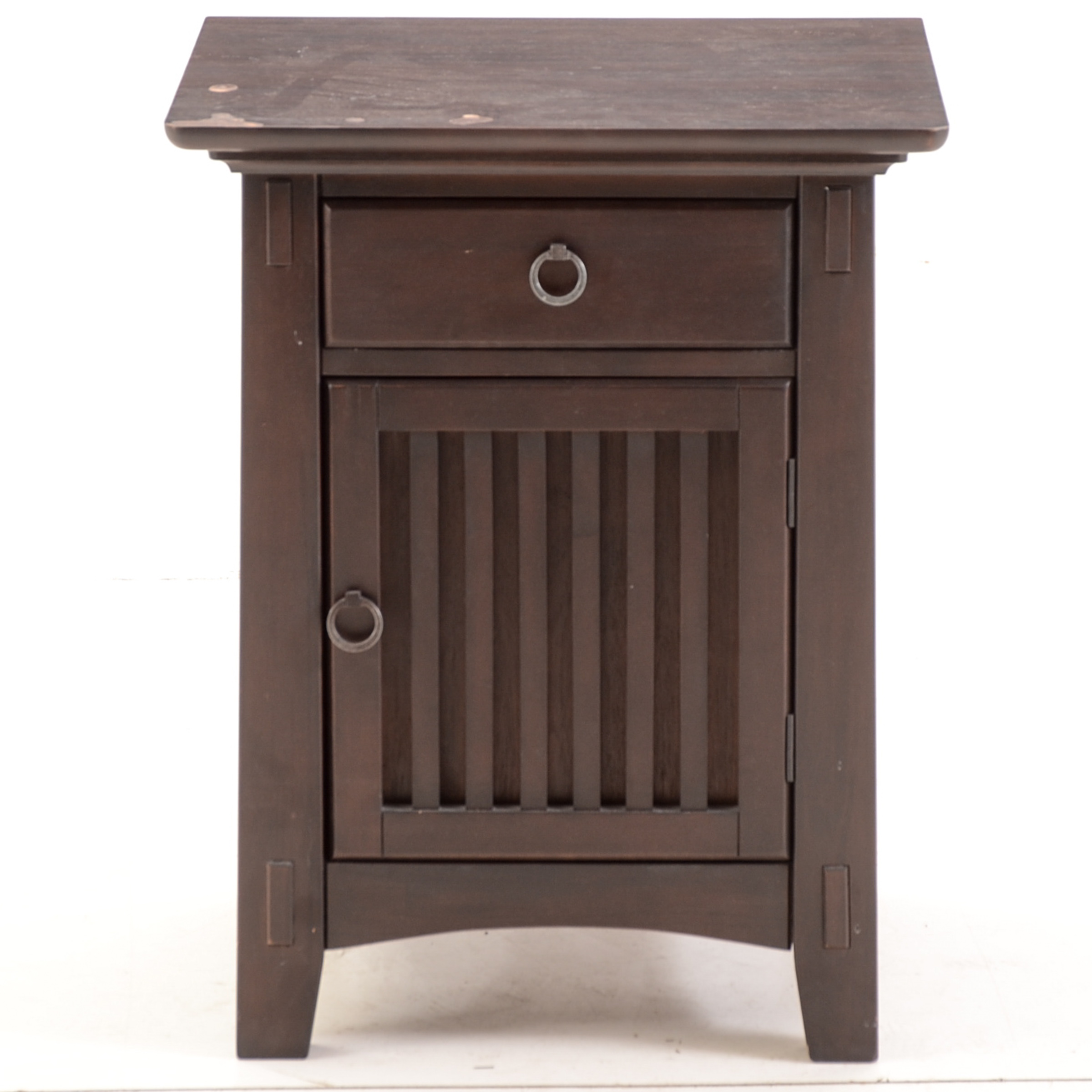 Mission Style Nightstand by American Signature Furniture