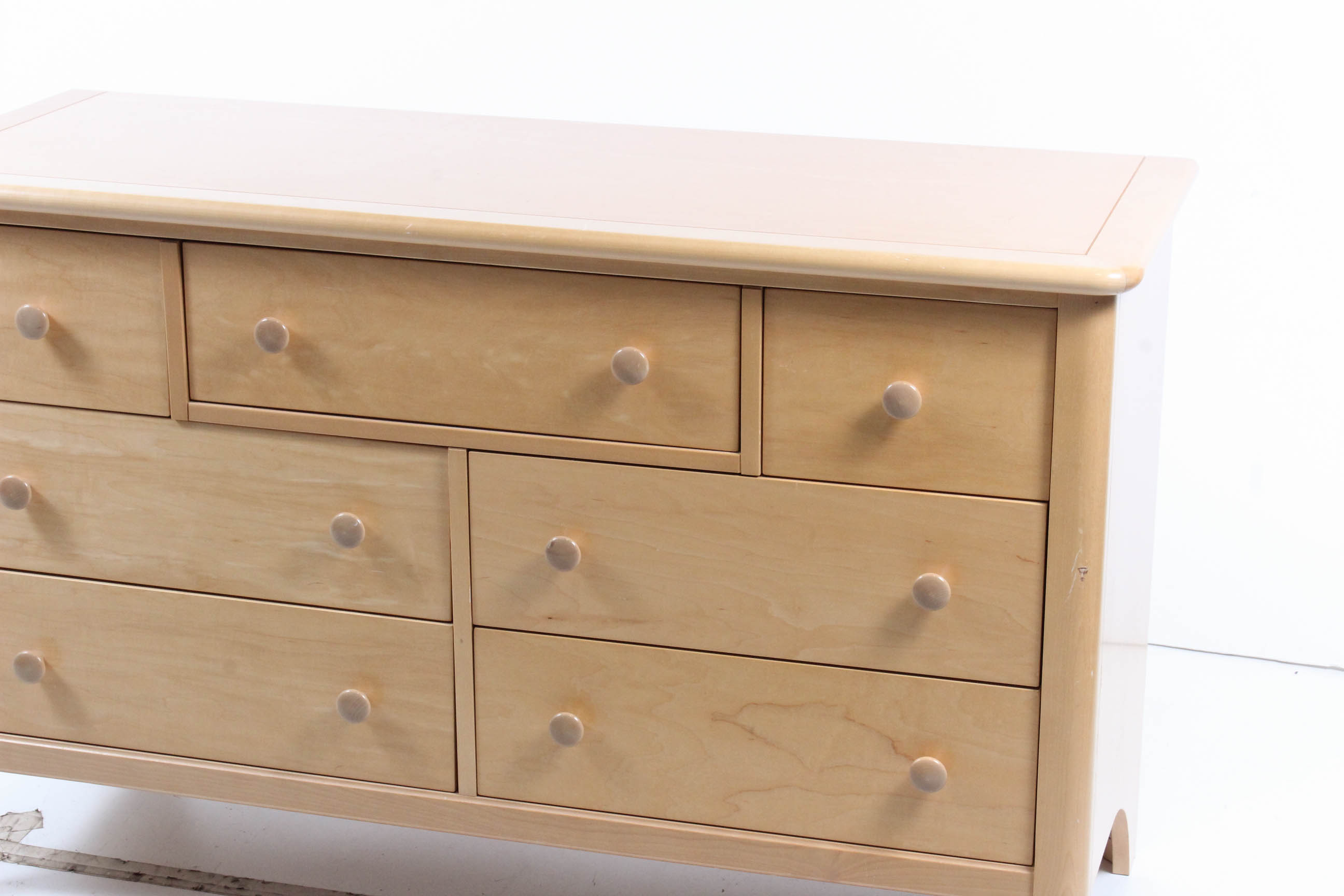 Contemporary Blonde Maple Dresser