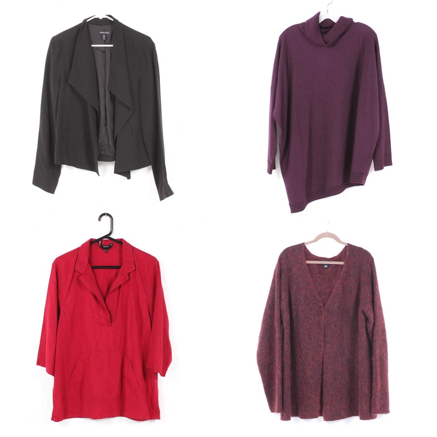 Eileen Fisher Jacket, Sweaters and Top