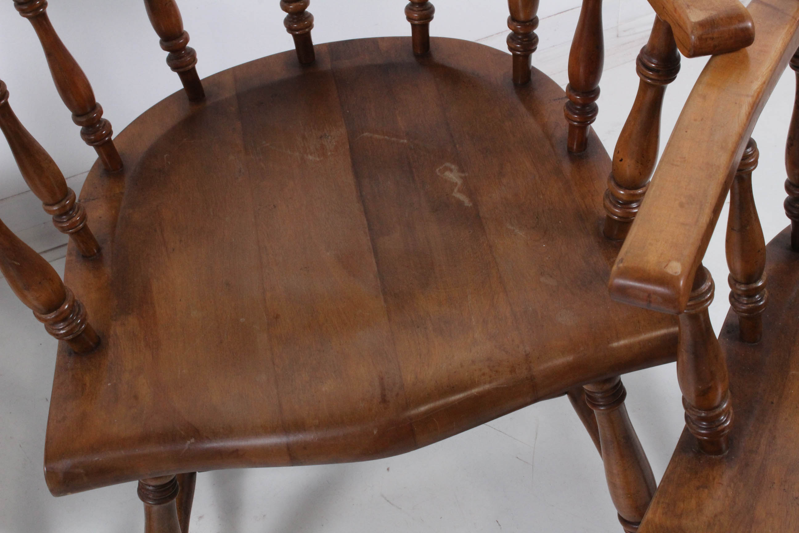 Vintage Maple Captain Chairs
