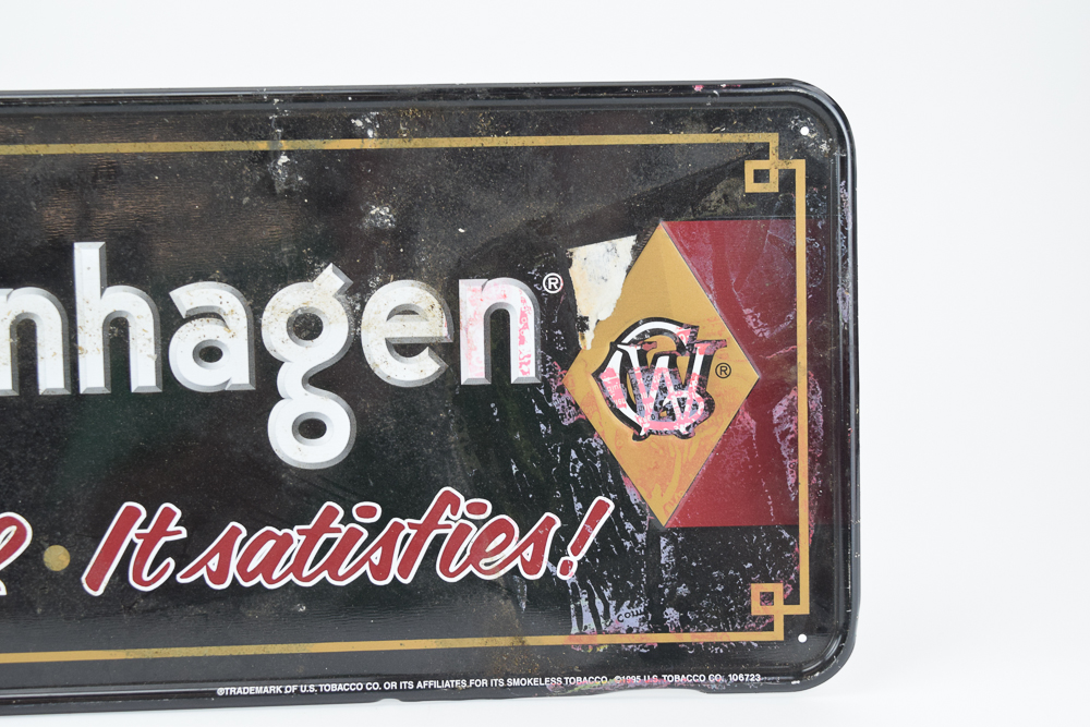 Vintage Oblong "Copenhagen" Metal Sign