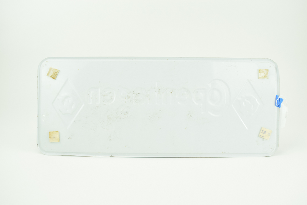 Vintage Oblong "Copenhagen" Metal Sign