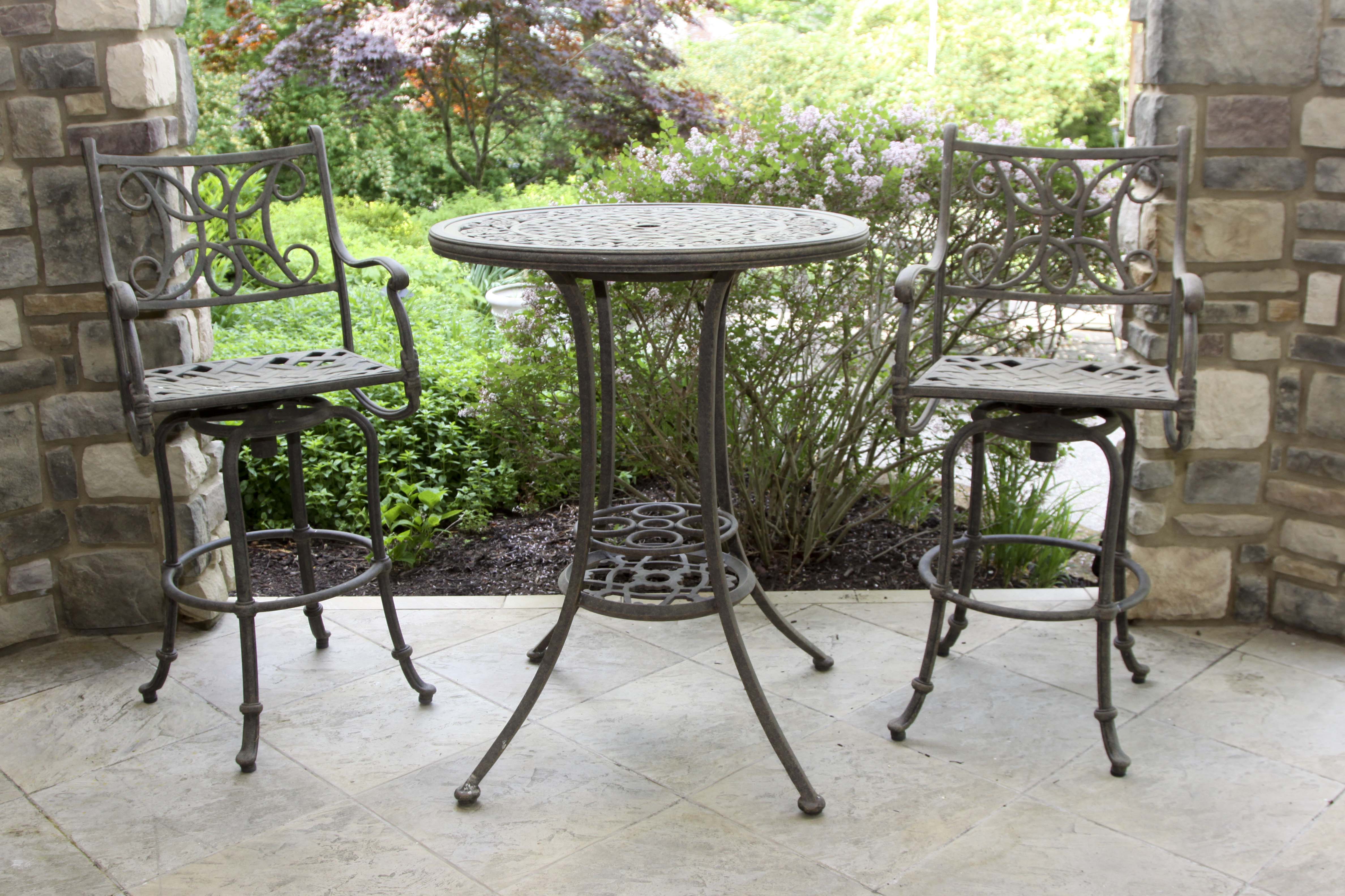 Woodard Landgrave Tall Table and Chair Set