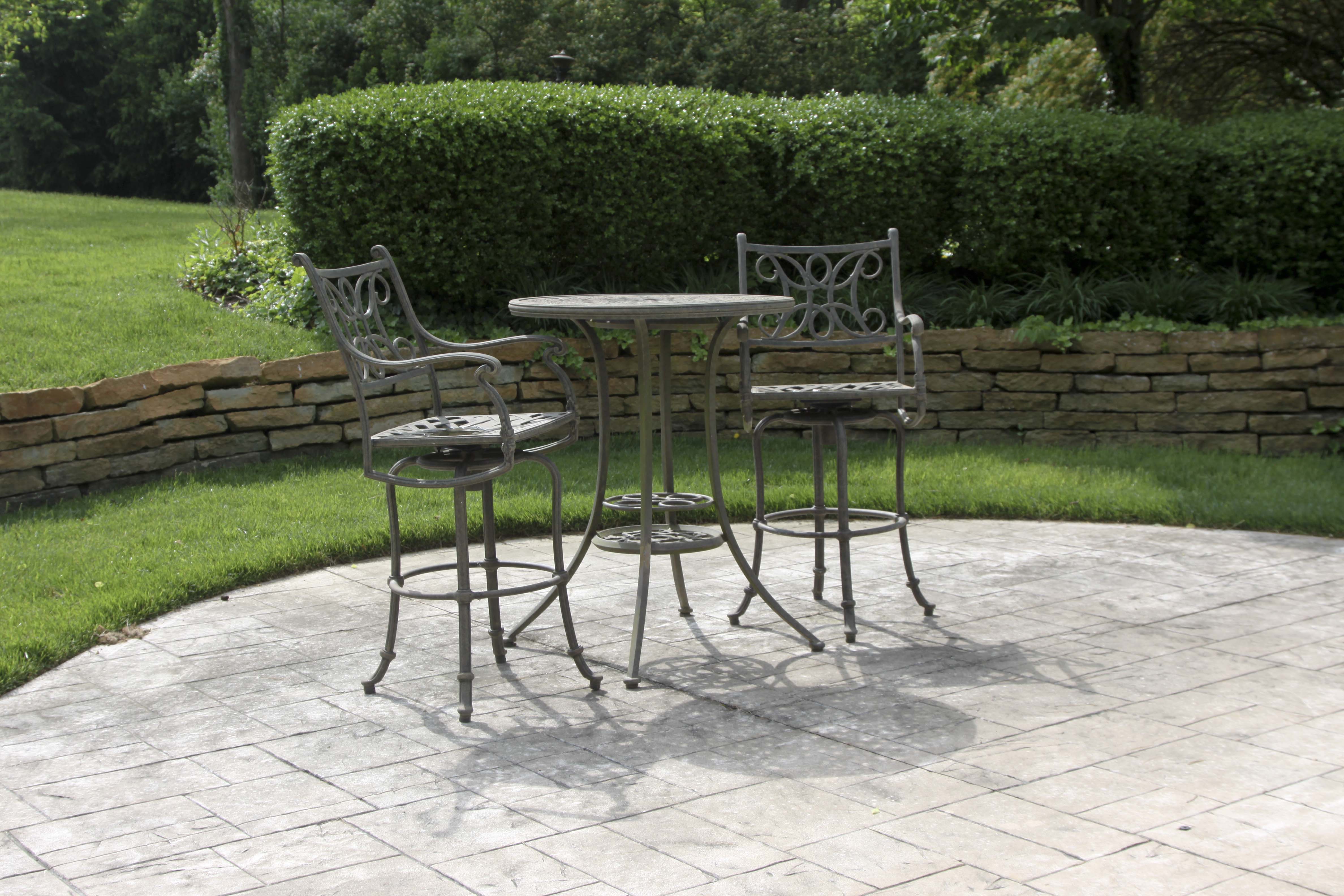 Woodard Landgrave Tall Table and Chair Set II