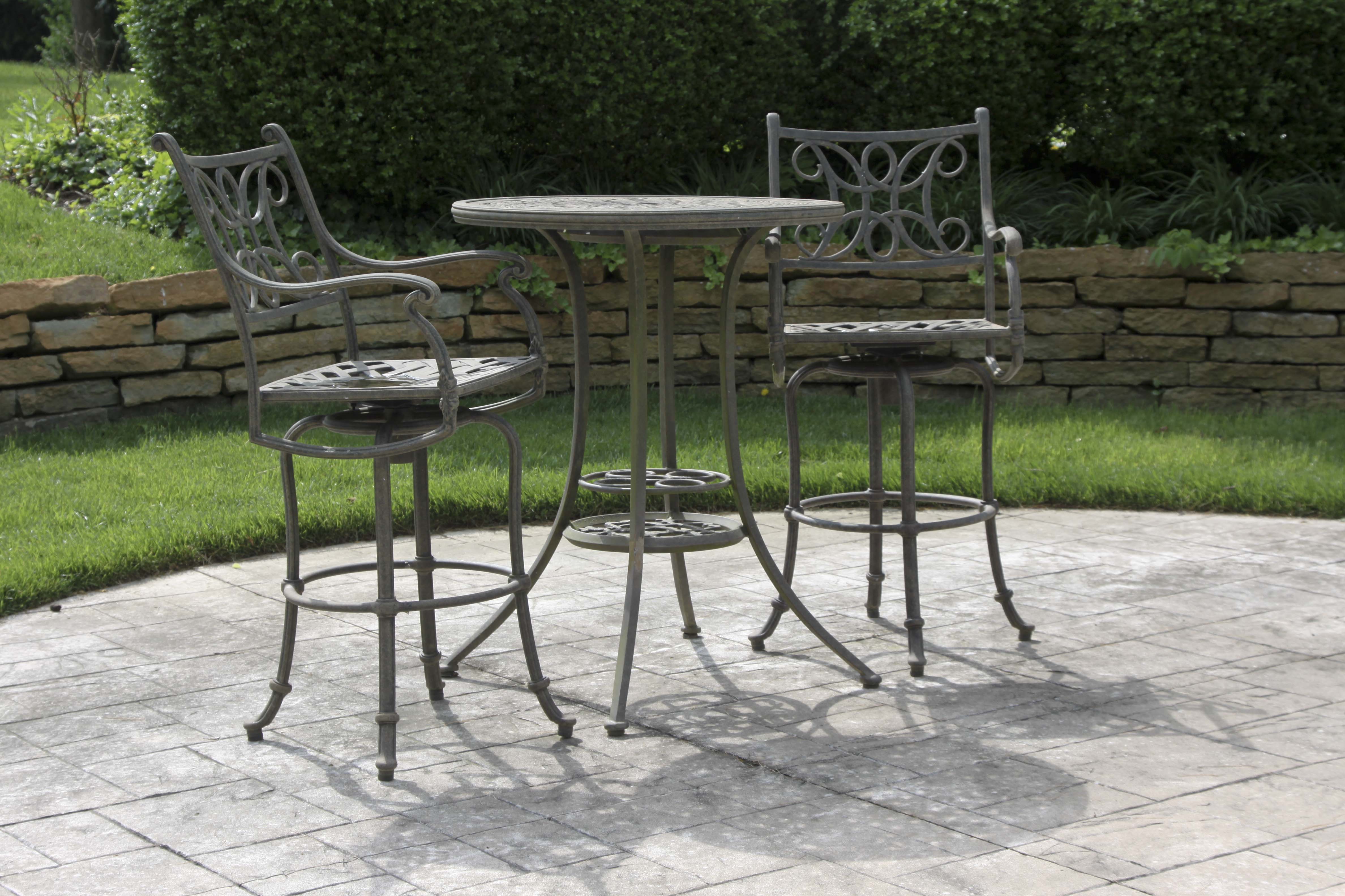 Woodard Landgrave Tall Table and Chair Set II